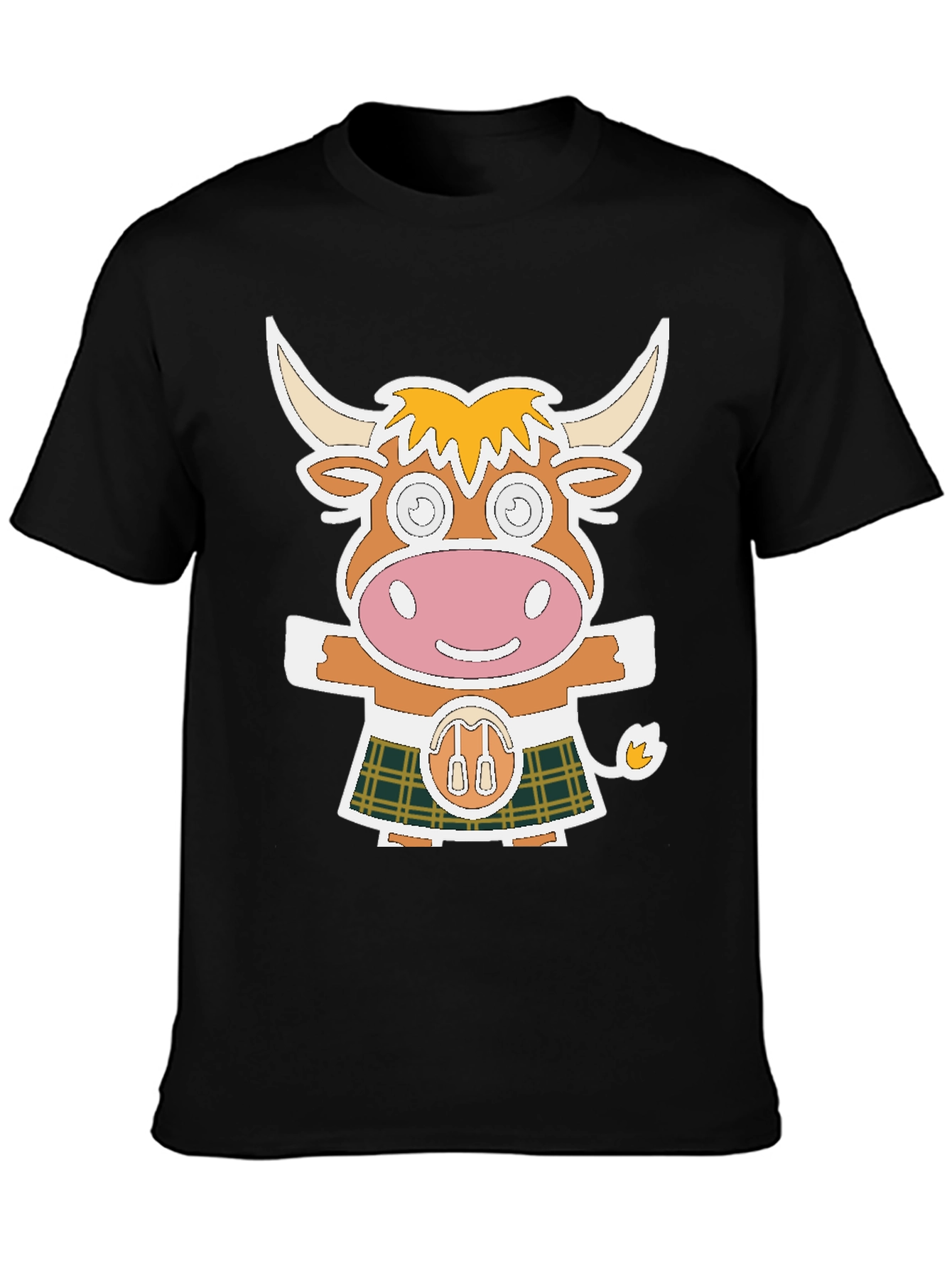 Cartoon Scottish Cow T-Shirt
