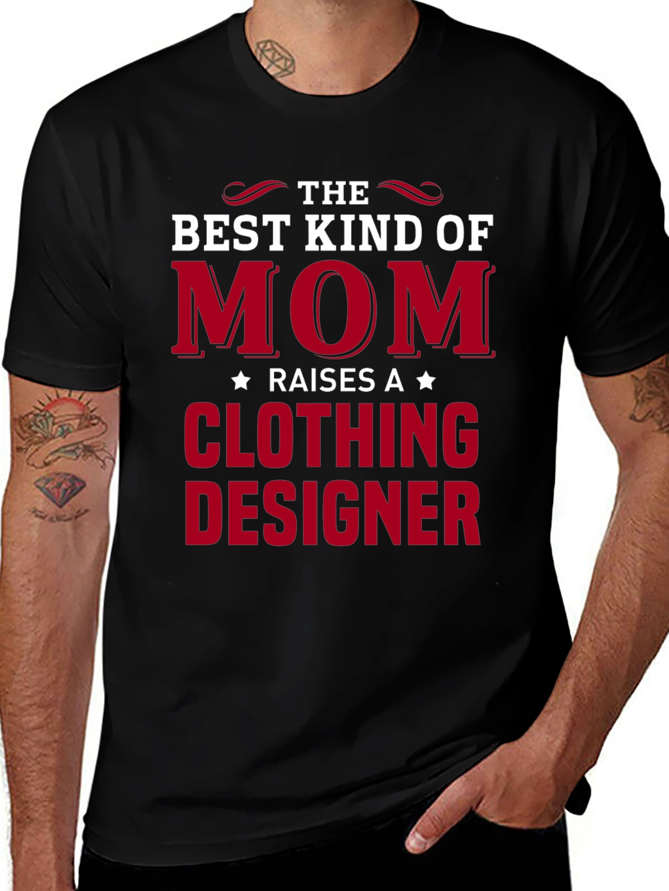 Best Kind of Mom Clothing Designer T-Shirt