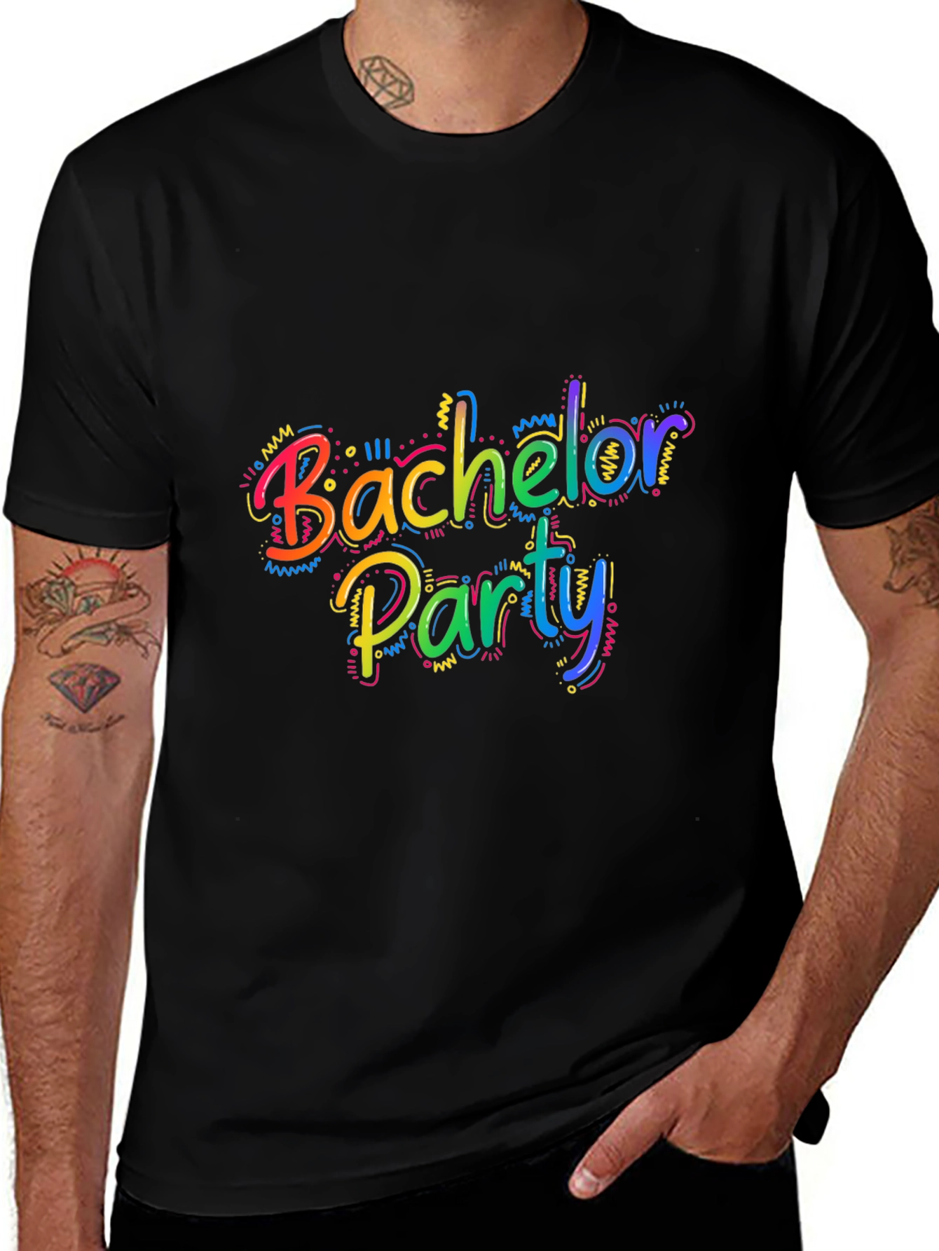 Bachelor Party Graphic Tee - Fun Celebration Shirt