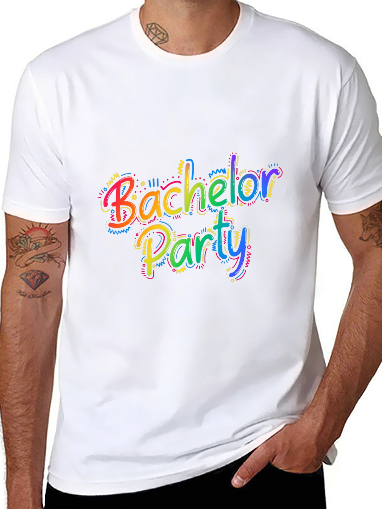Bachelor Party Graphic Tee - Fun Celebration Shirt