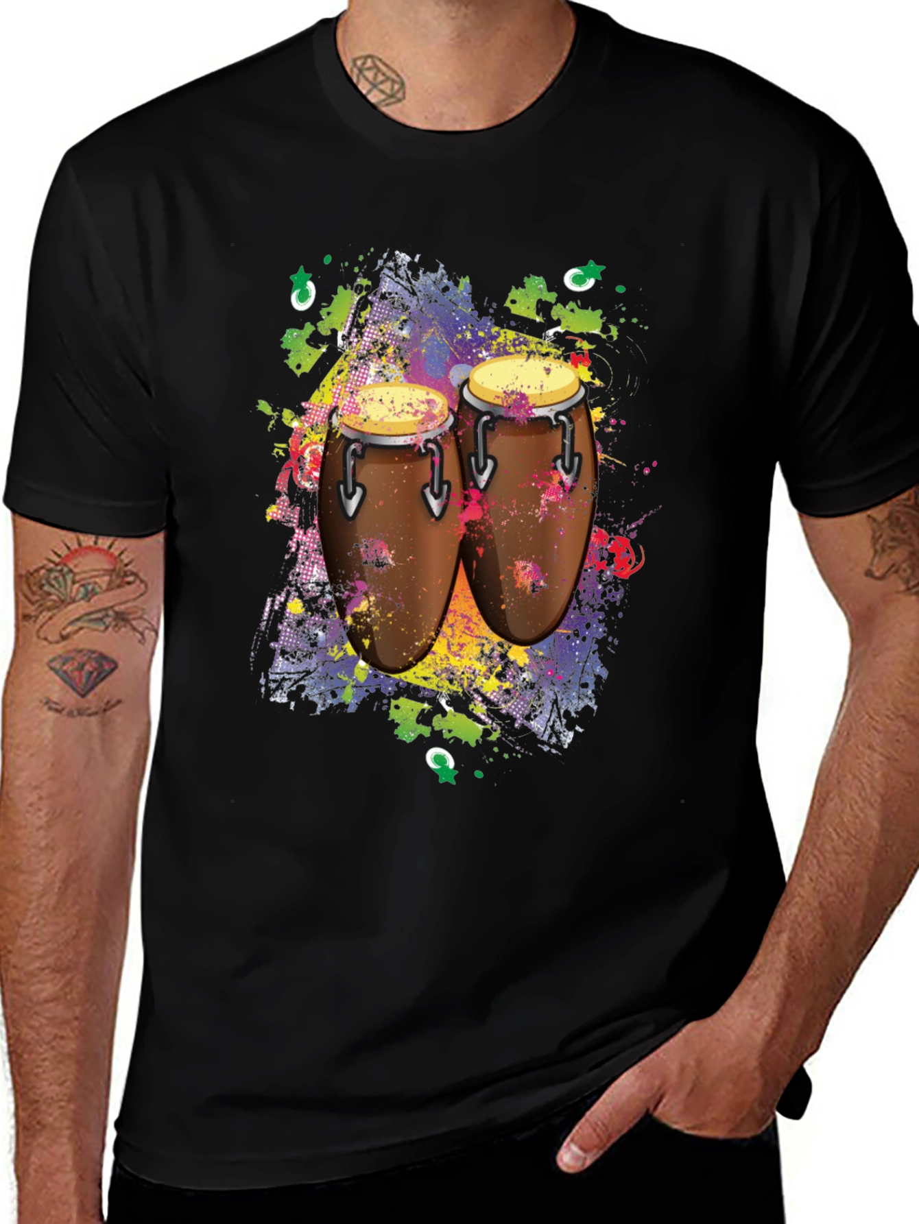 Conga Drums Graphic Tee