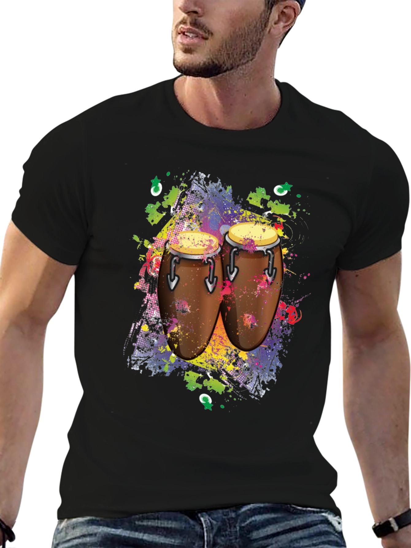 Conga Drums Graphic Tee