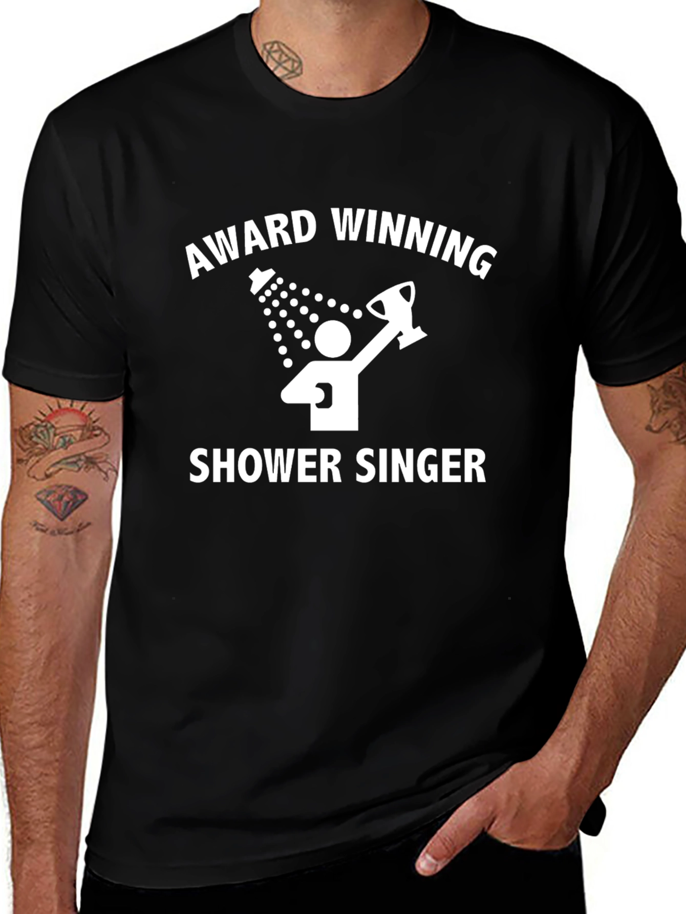 Award Winning Shower Singer T-Shirt Funny Gift