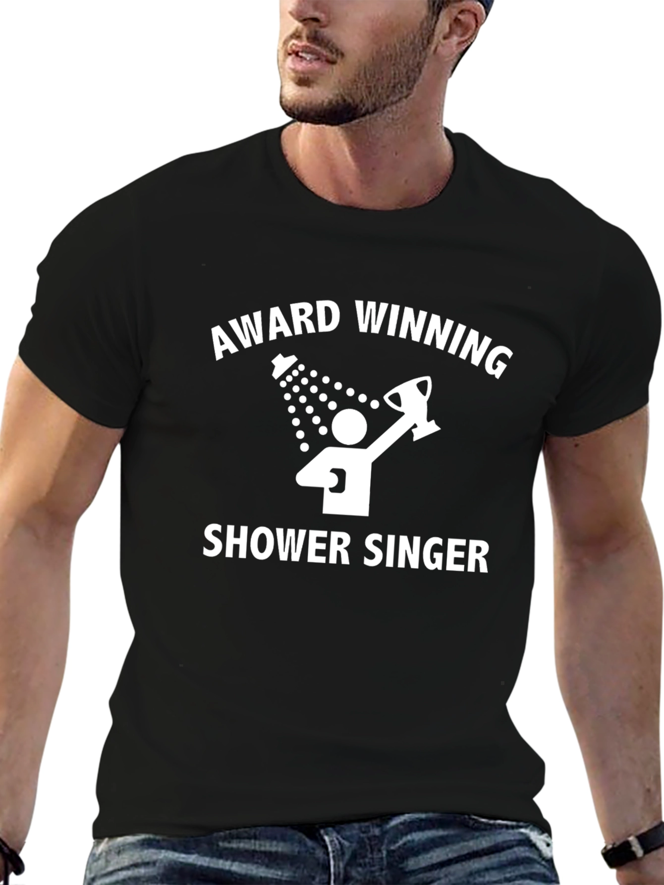 Award Winning Shower Singer T-Shirt Funny Gift