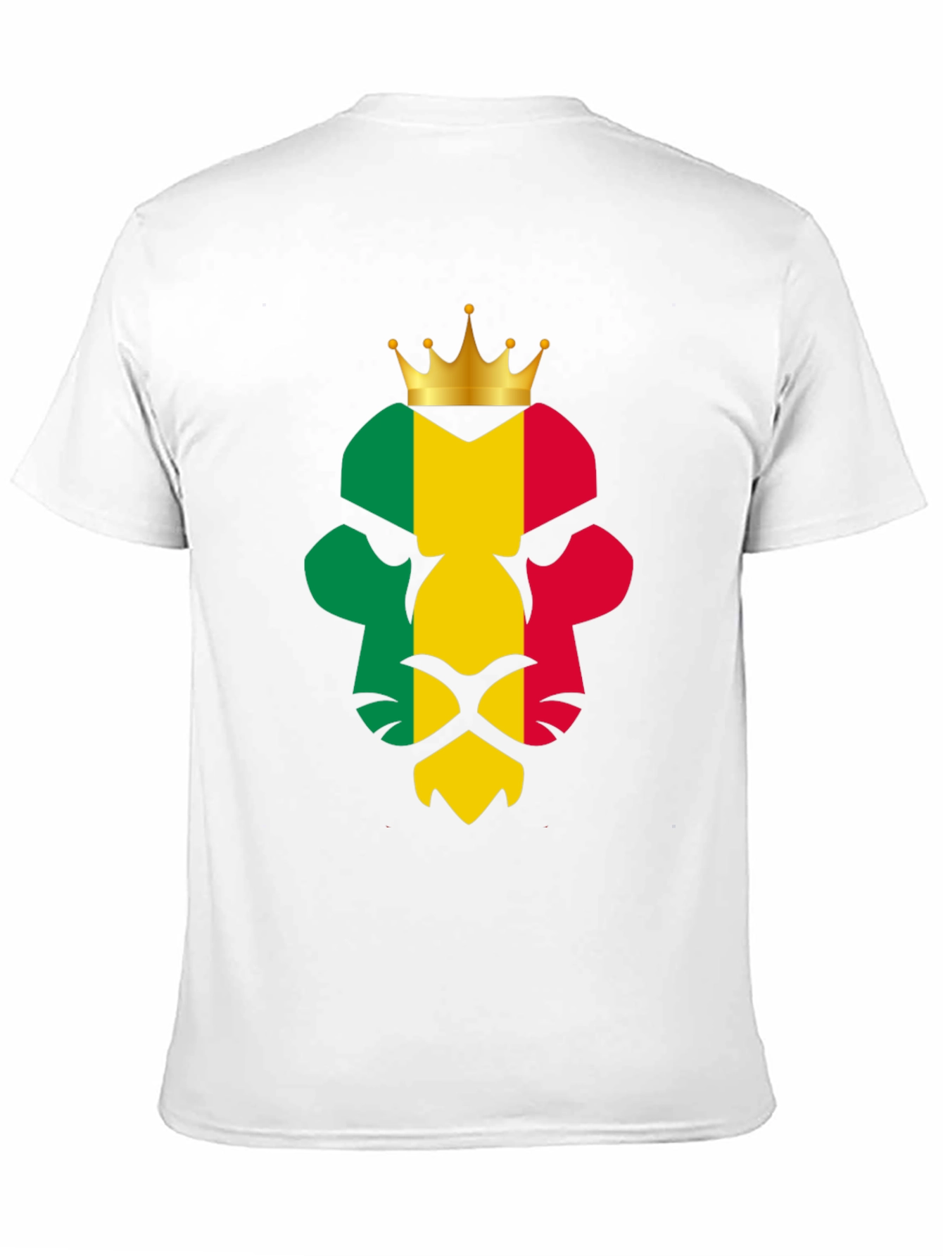 Rasta Lion King T-Shirt - Black Graphic Tee