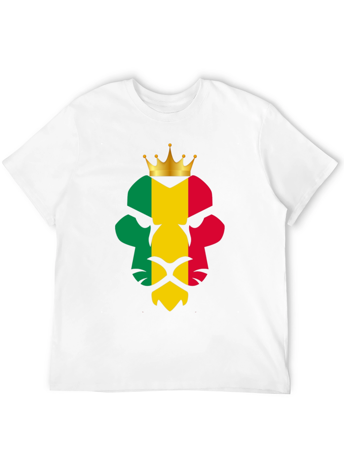 Rasta Lion King T-Shirt - Black Graphic Tee
