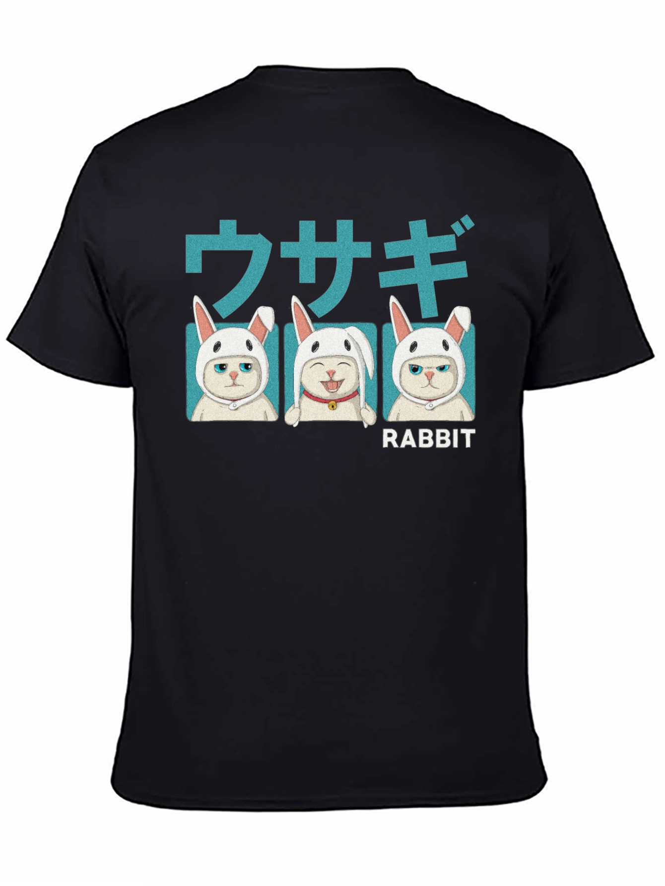 Cat Rabbit T-Shirt - Kawaii Kitten Tee