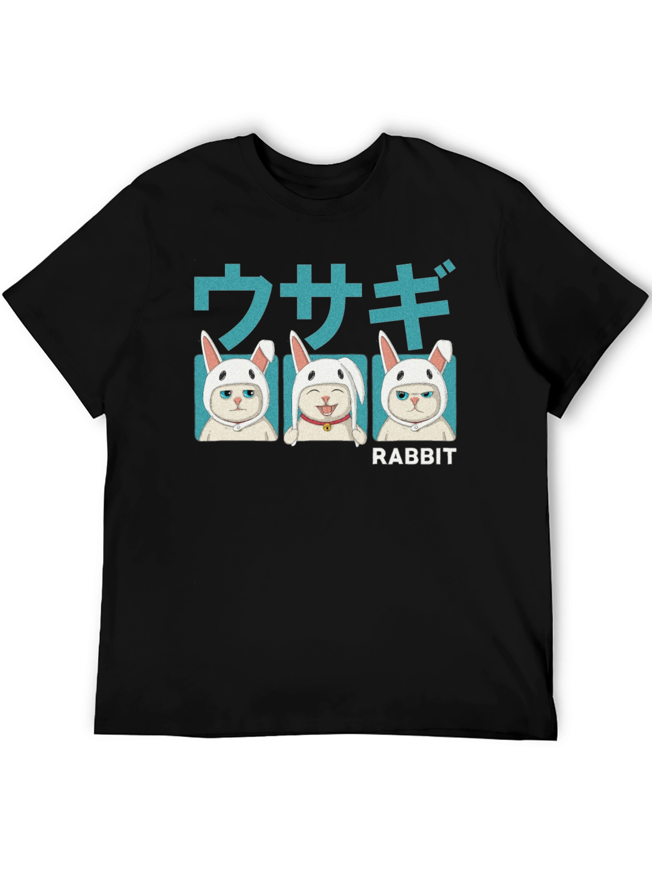 Cat Rabbit T-Shirt - Kawaii Kitten Tee