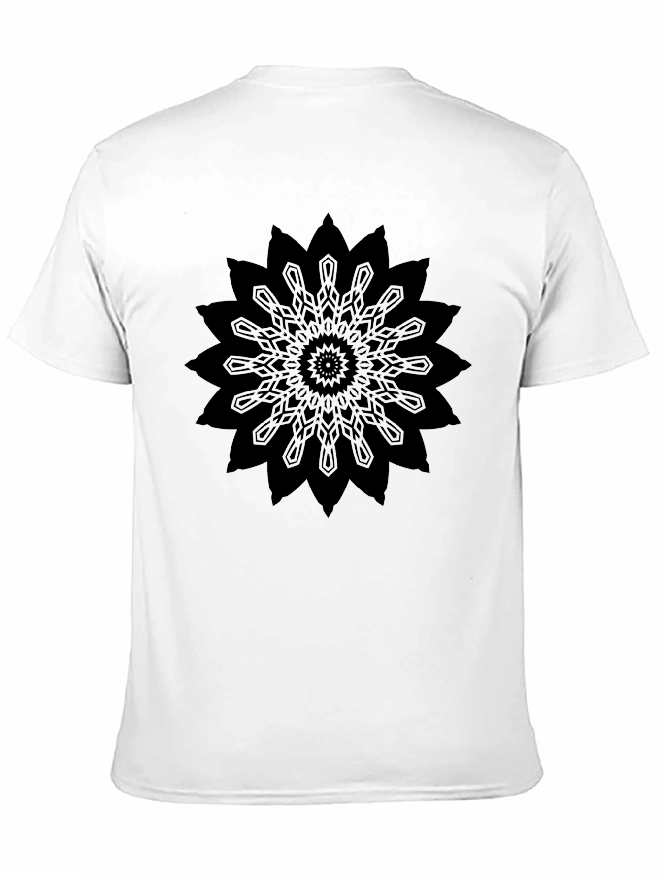 Black Mandala Graphic T-Shirt - Unisex