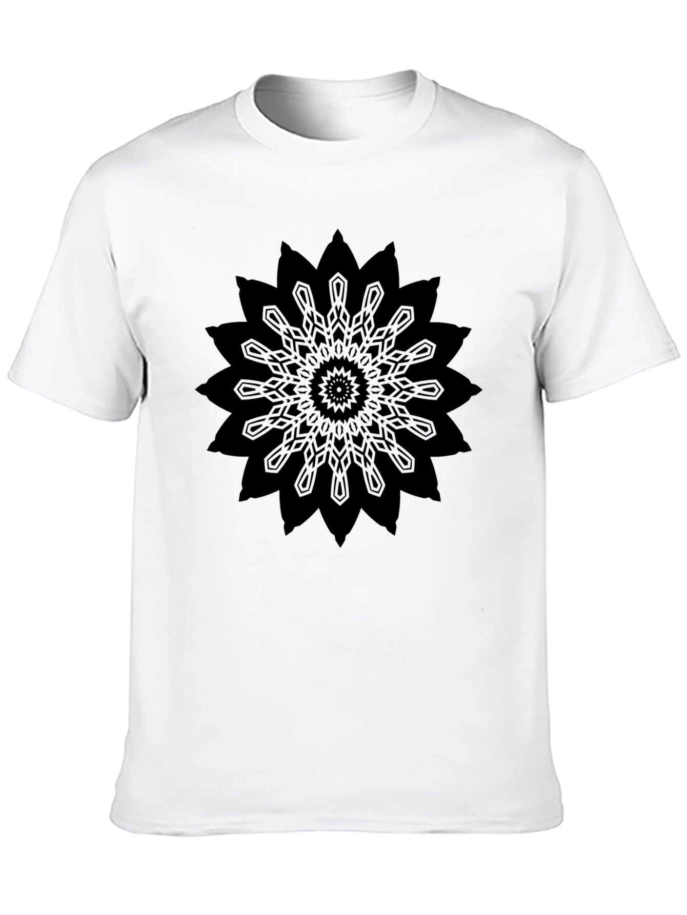 Black Mandala Graphic T-Shirt - Unisex