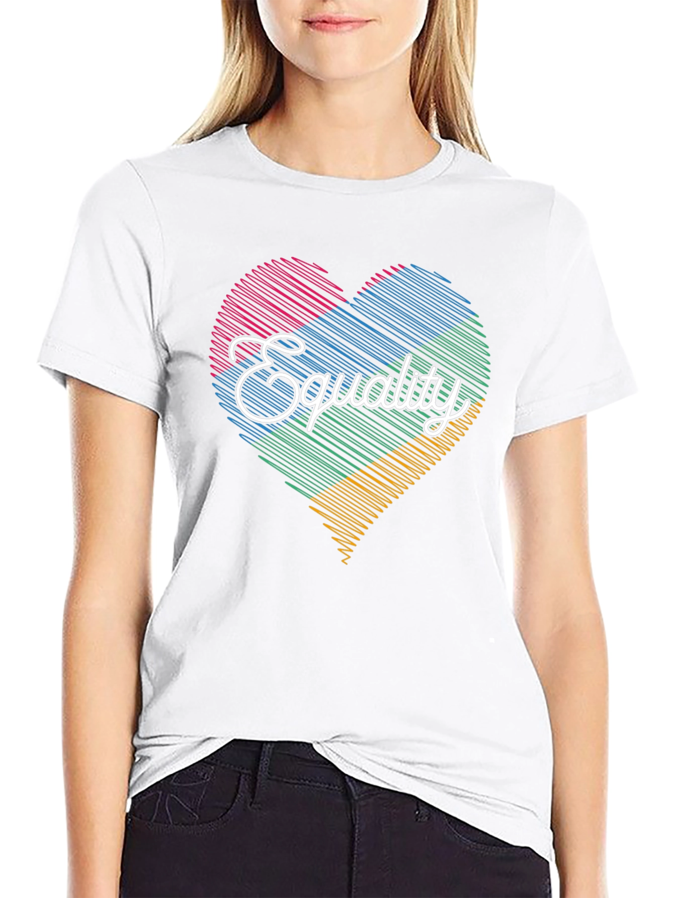 Equality Heart Graphic T-Shirt