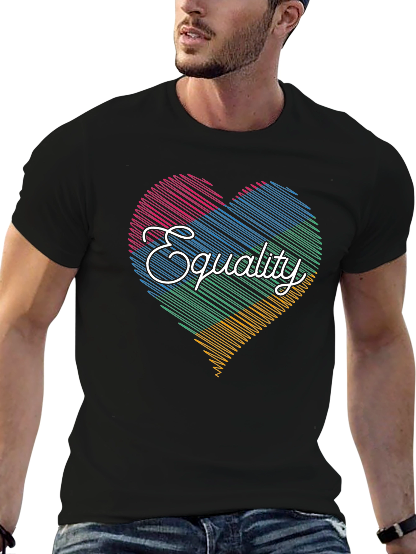 Equality Heart Graphic T-Shirt