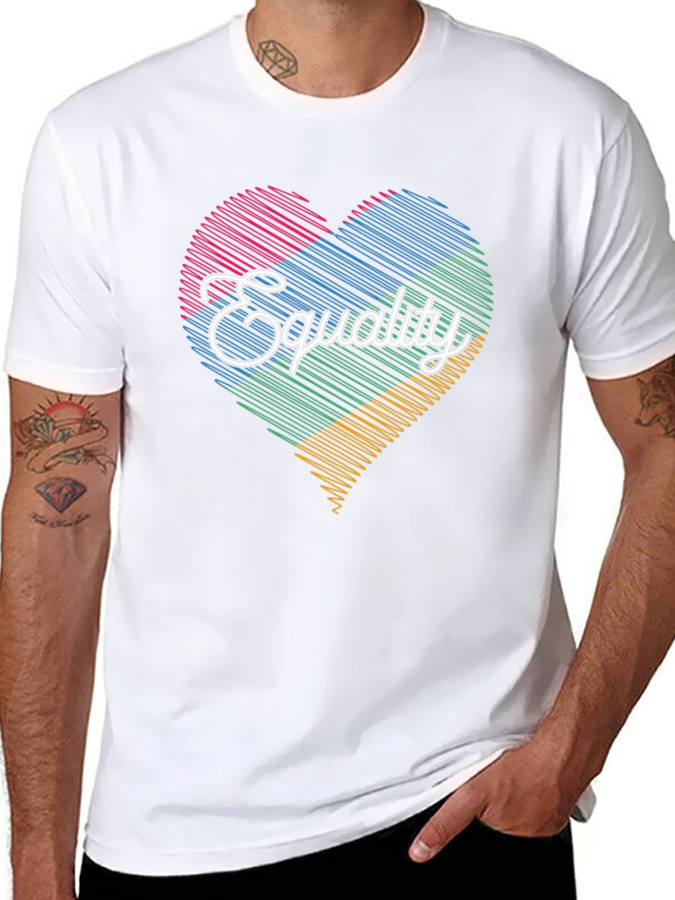 Equality Heart Graphic T-Shirt