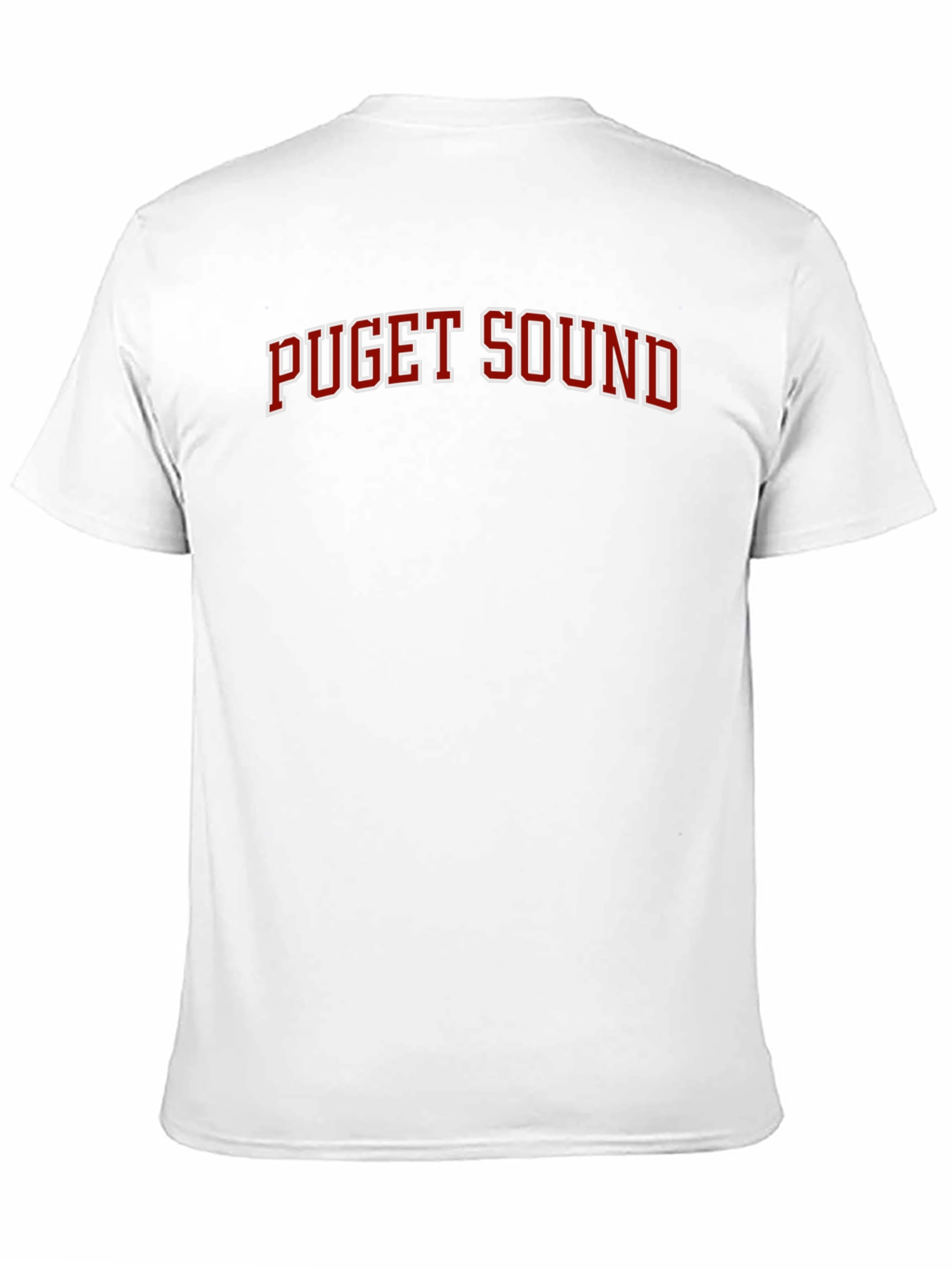Puget Sound Graphic T-Shirt - Bold College Font