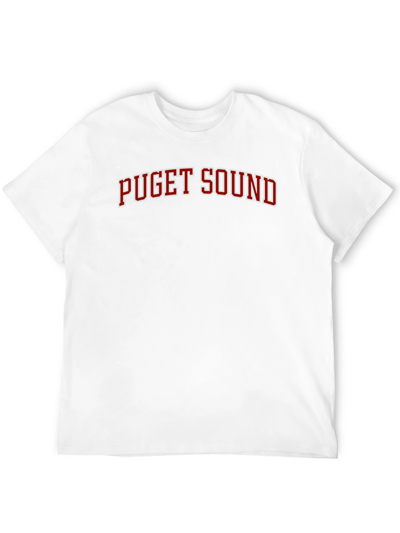 Puget Sound Graphic T-Shirt - Bold College Font