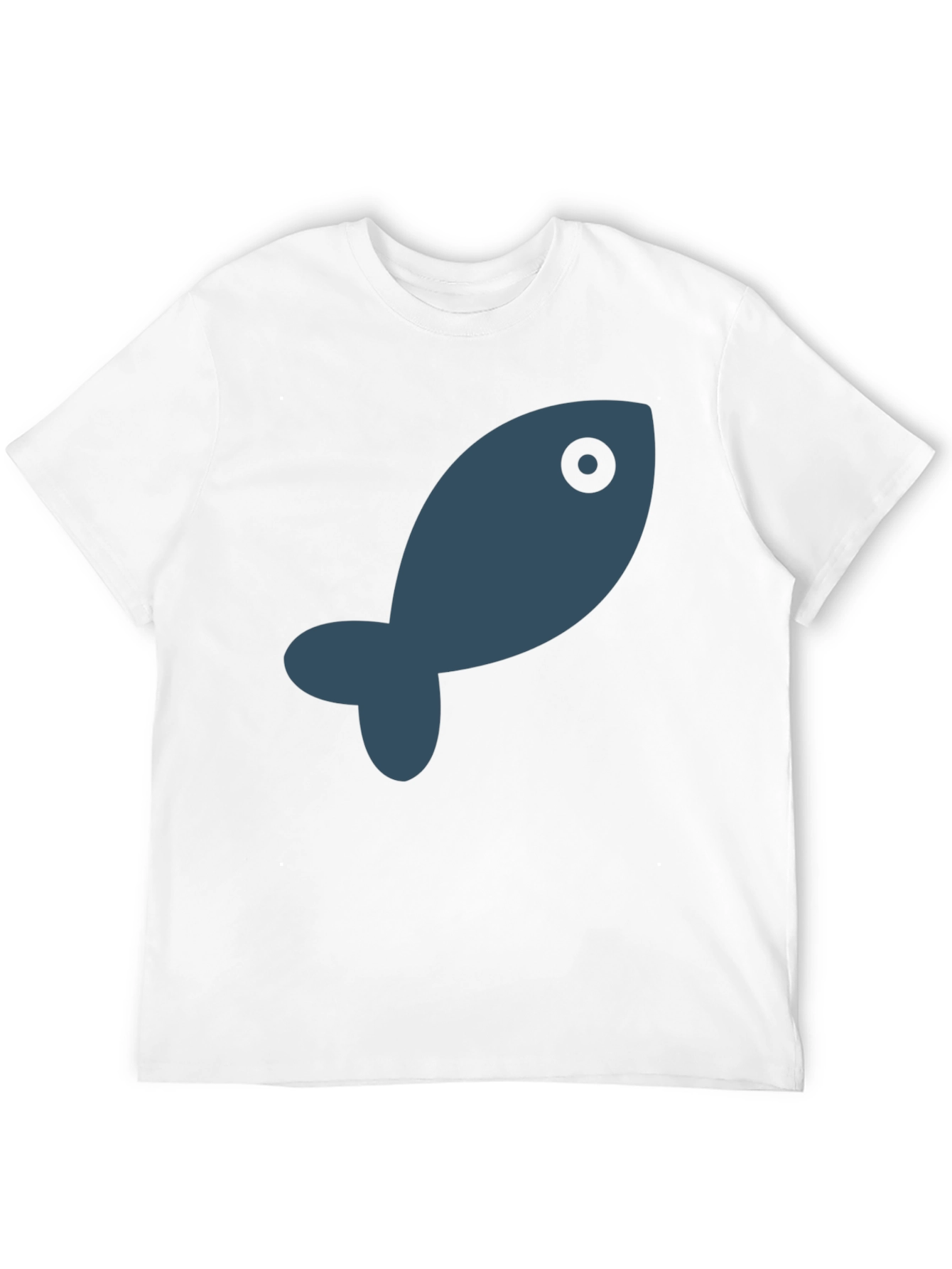 Cool Fish Graphic Black T-Shirt