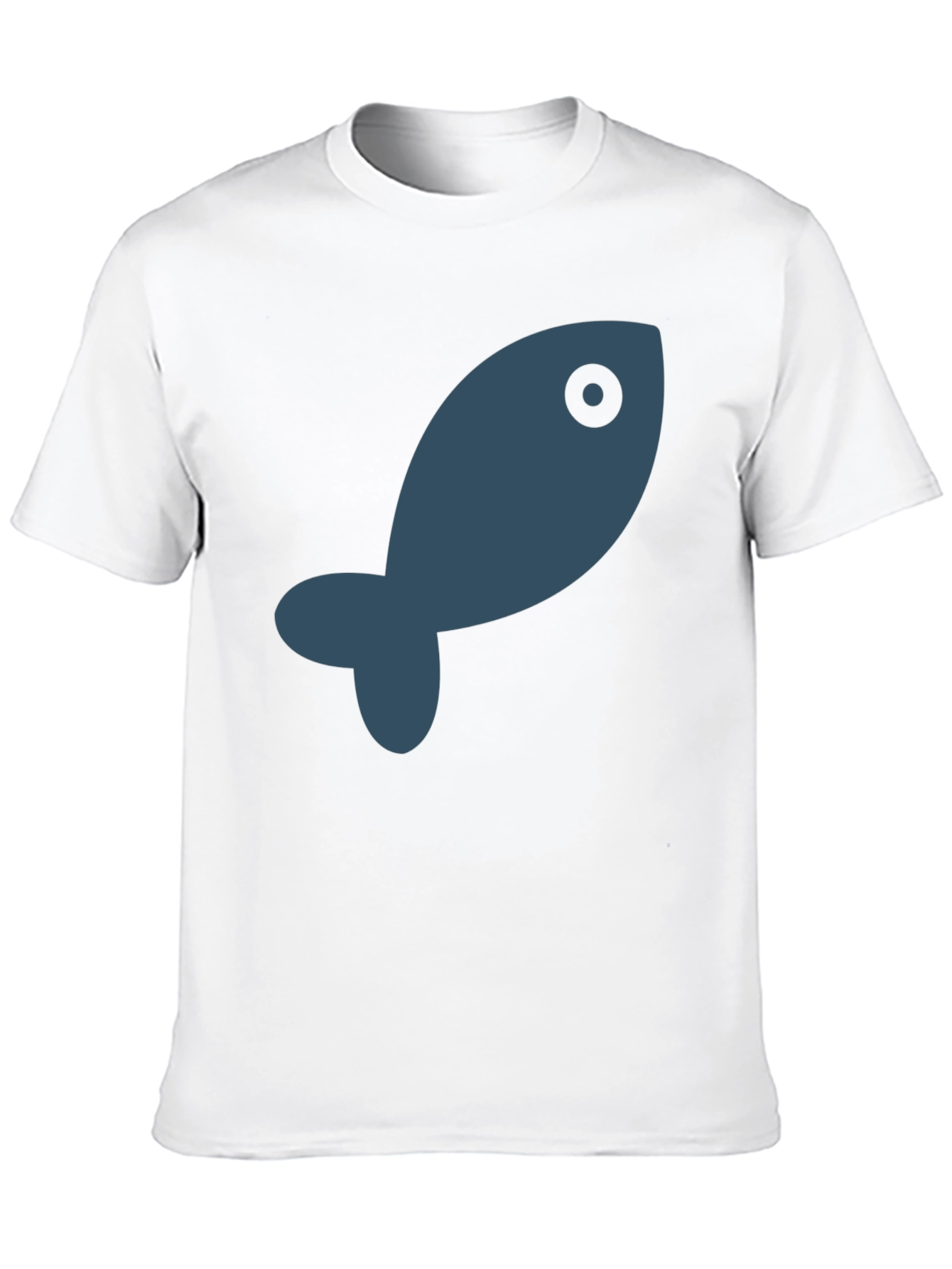 Cool Fish Graphic Black T-Shirt