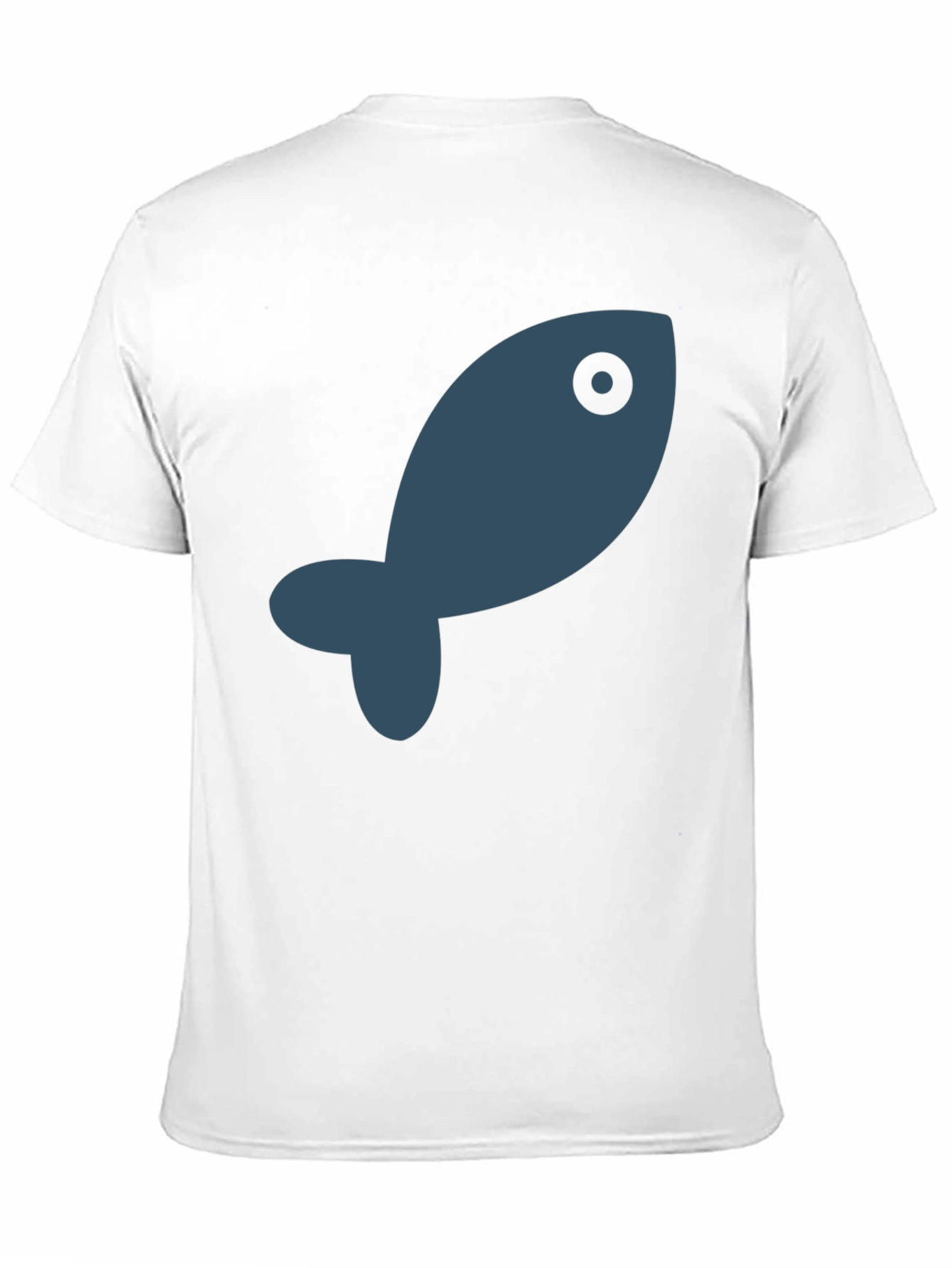 Cool Fish Graphic Black T-Shirt