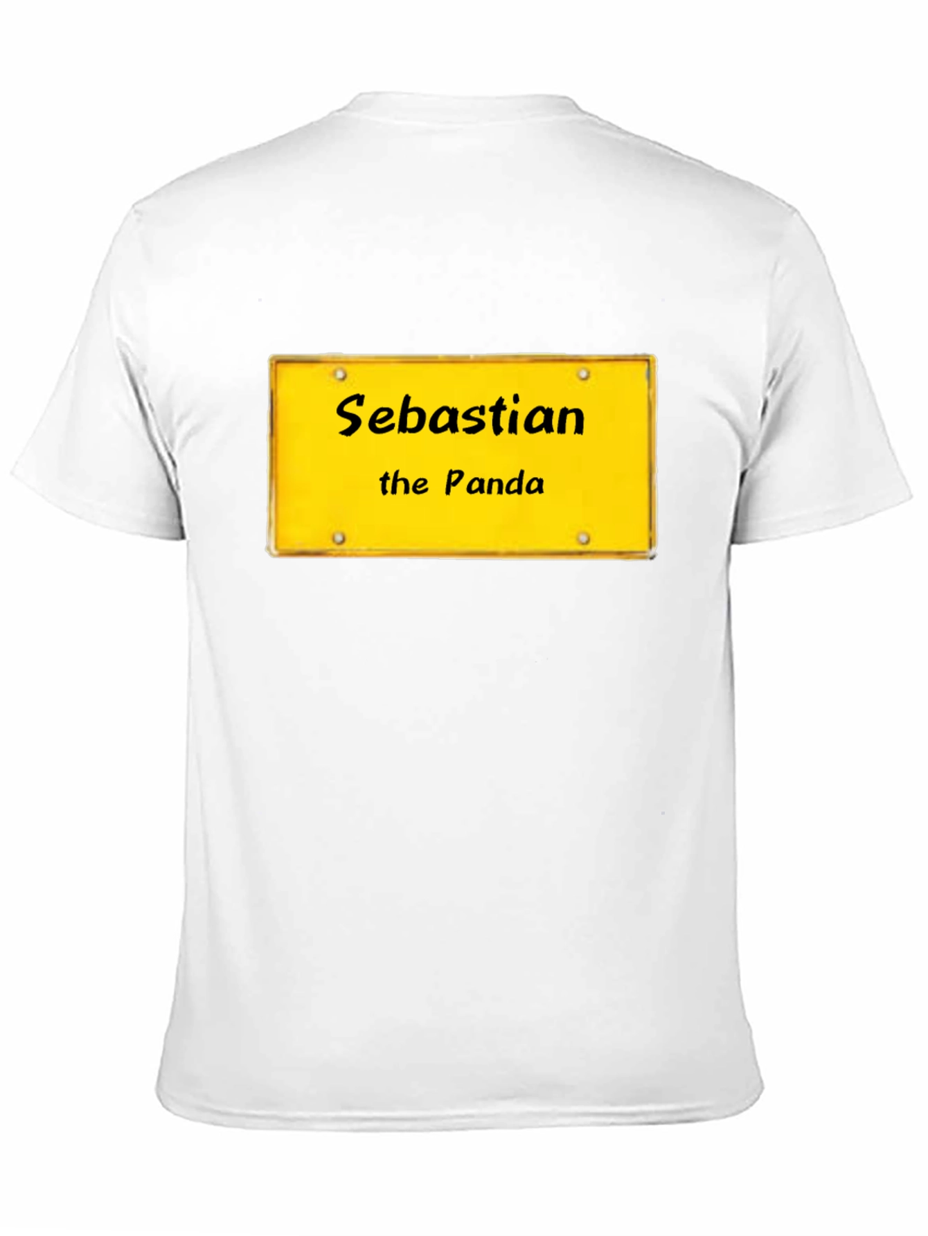 Sebastian the Panda Novelty Graphic T-Shirt