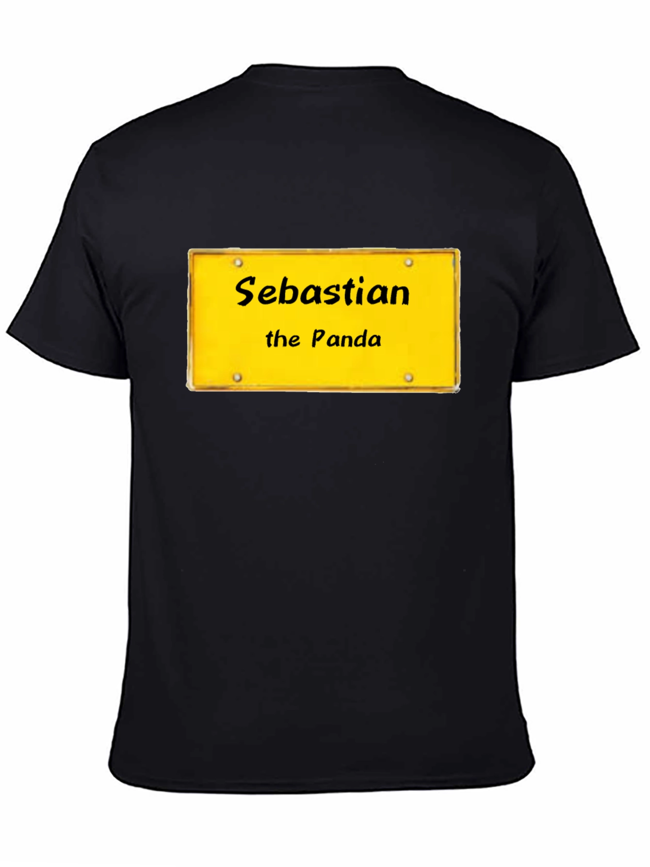 Sebastian the Panda Novelty Graphic T-Shirt