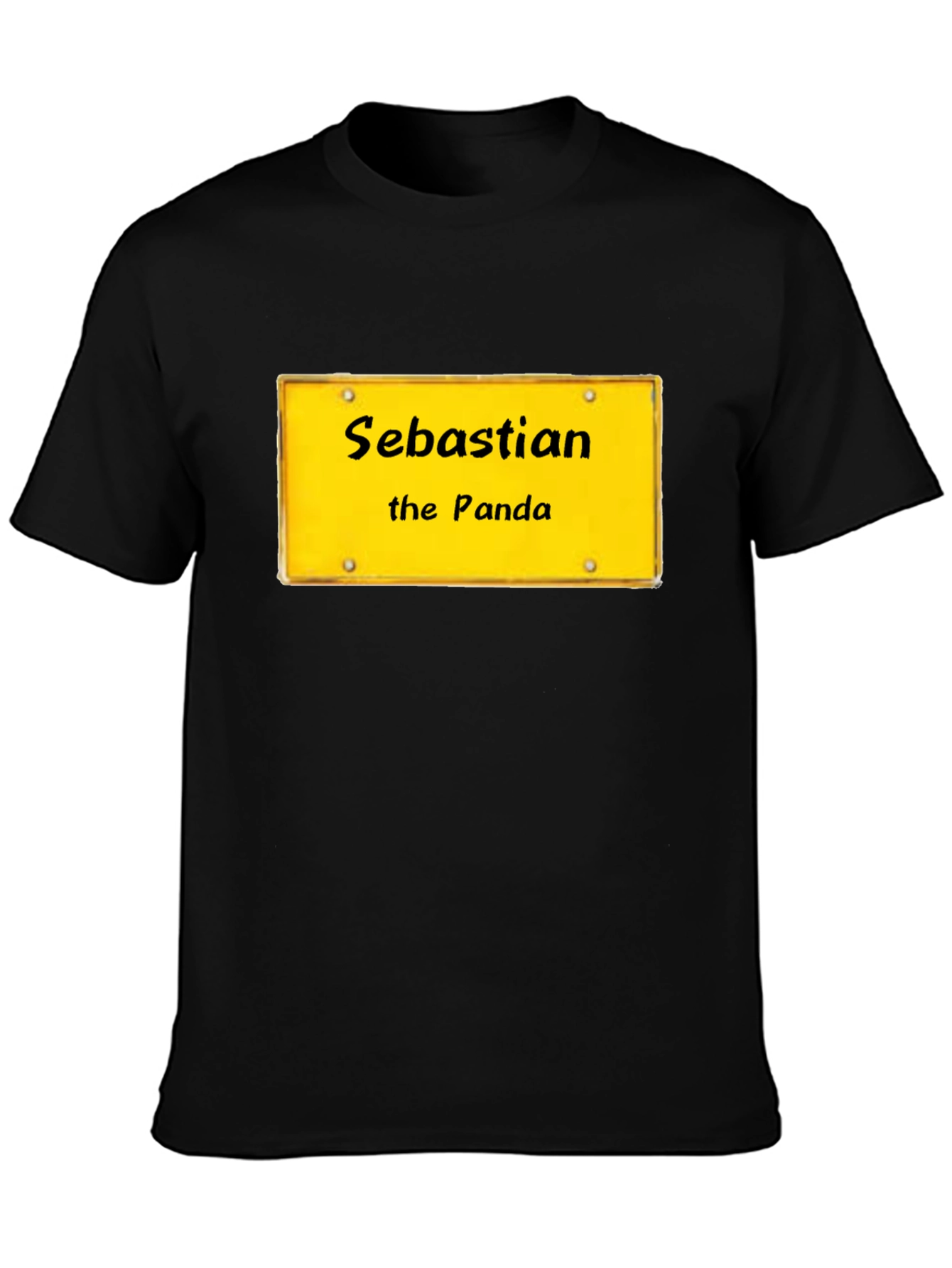 Sebastian the Panda Novelty Graphic T-Shirt