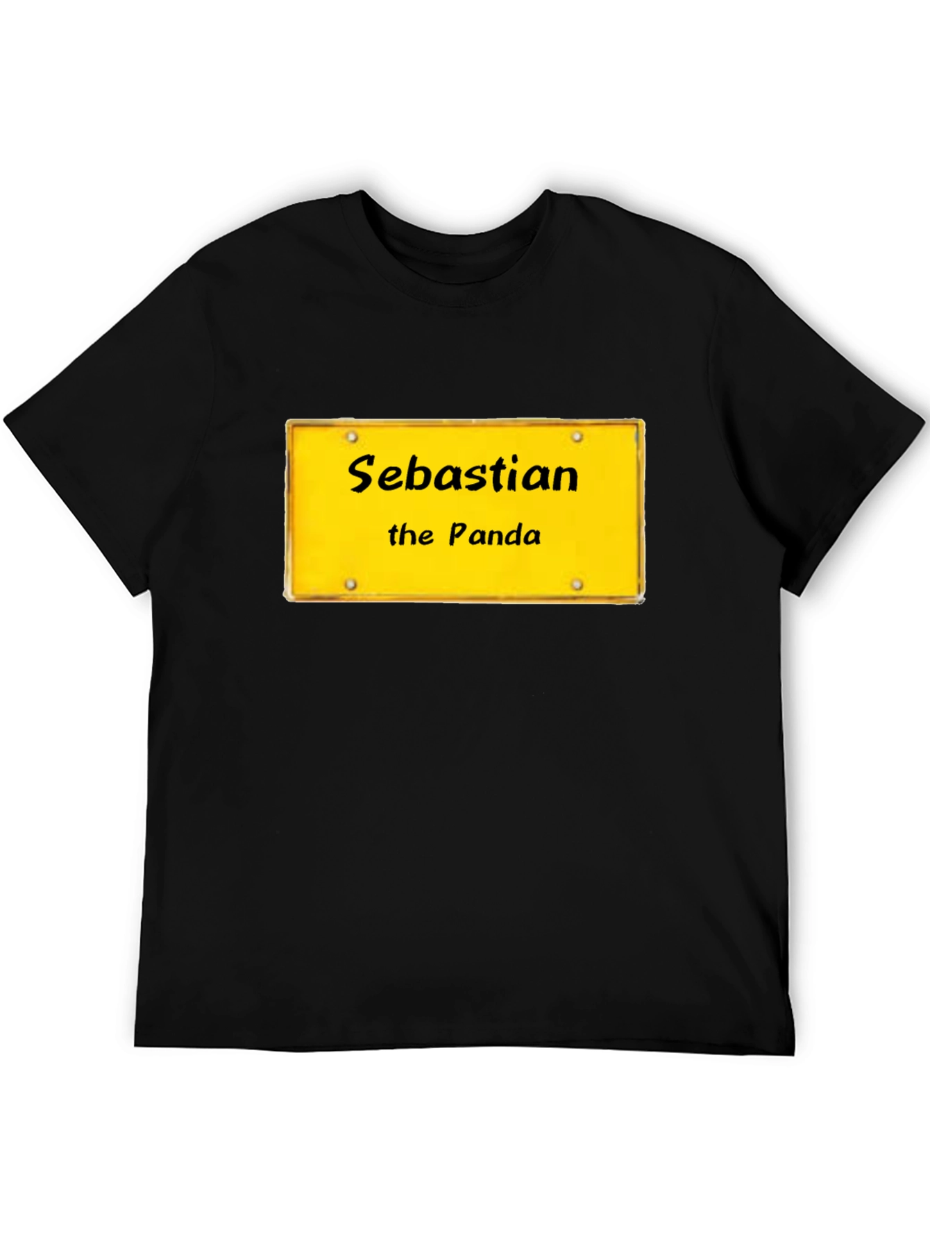 Sebastian the Panda Novelty Graphic T-Shirt