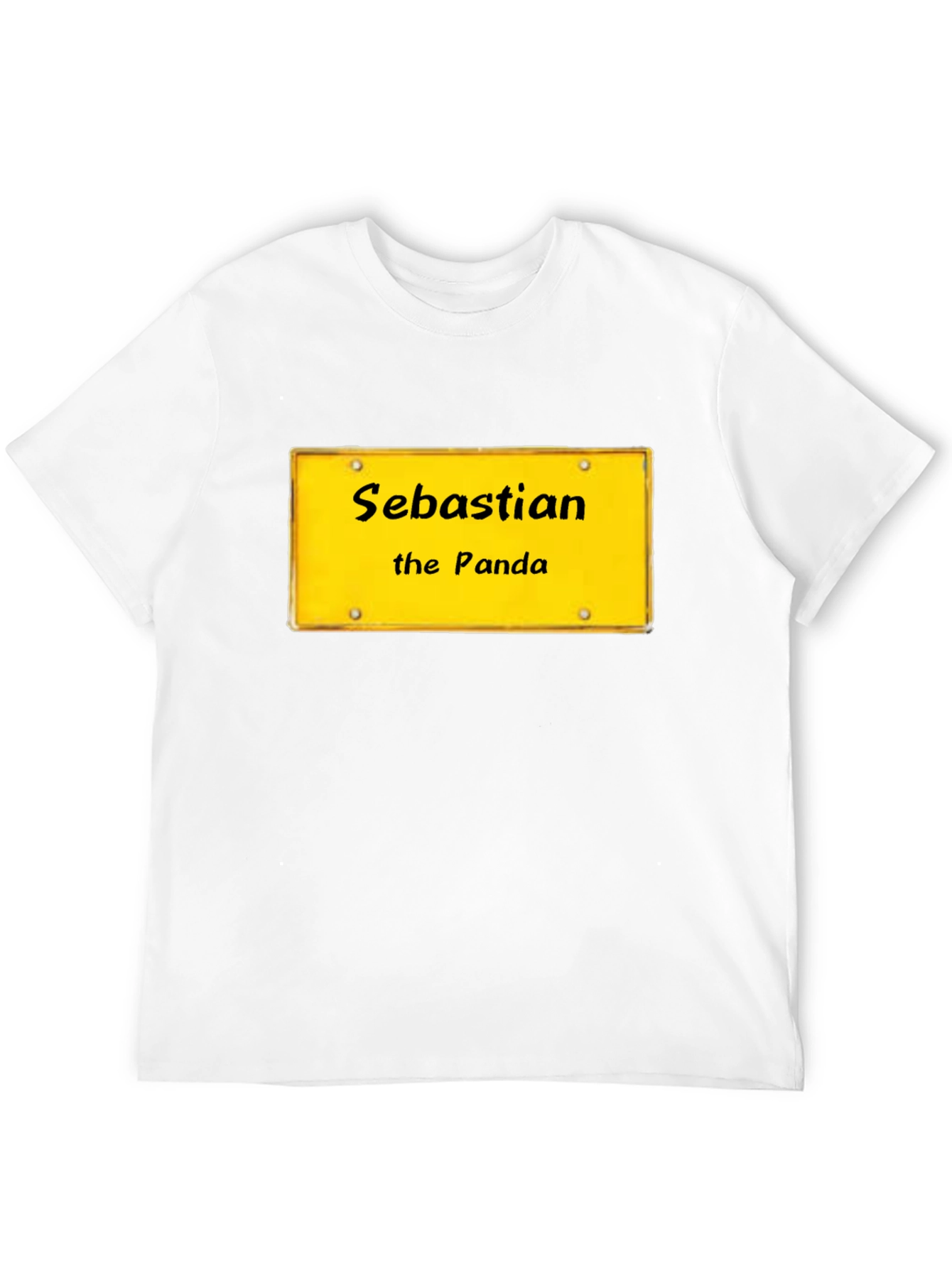 Sebastian the Panda Novelty Graphic T-Shirt