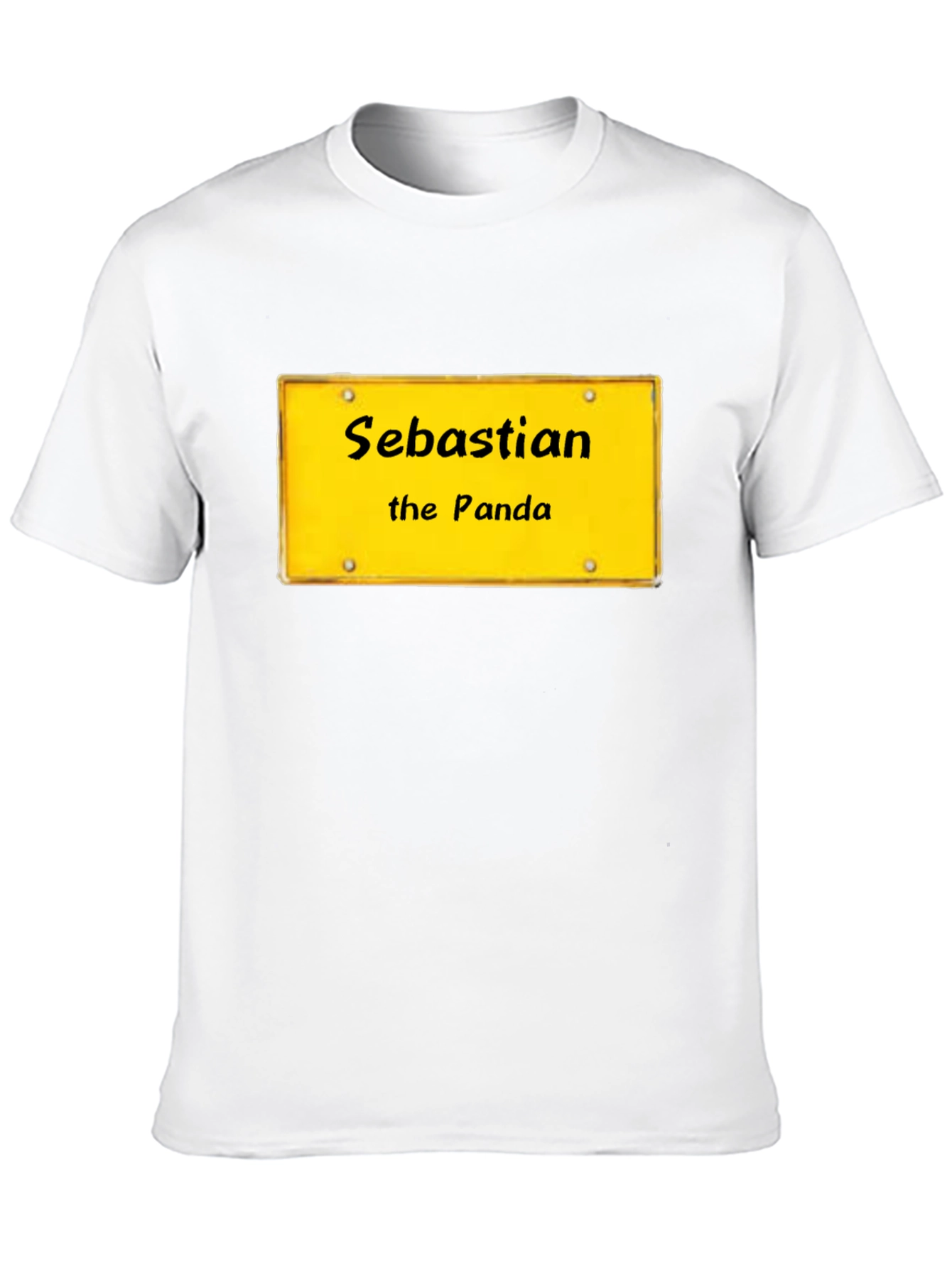 Sebastian the Panda Novelty Graphic T-Shirt