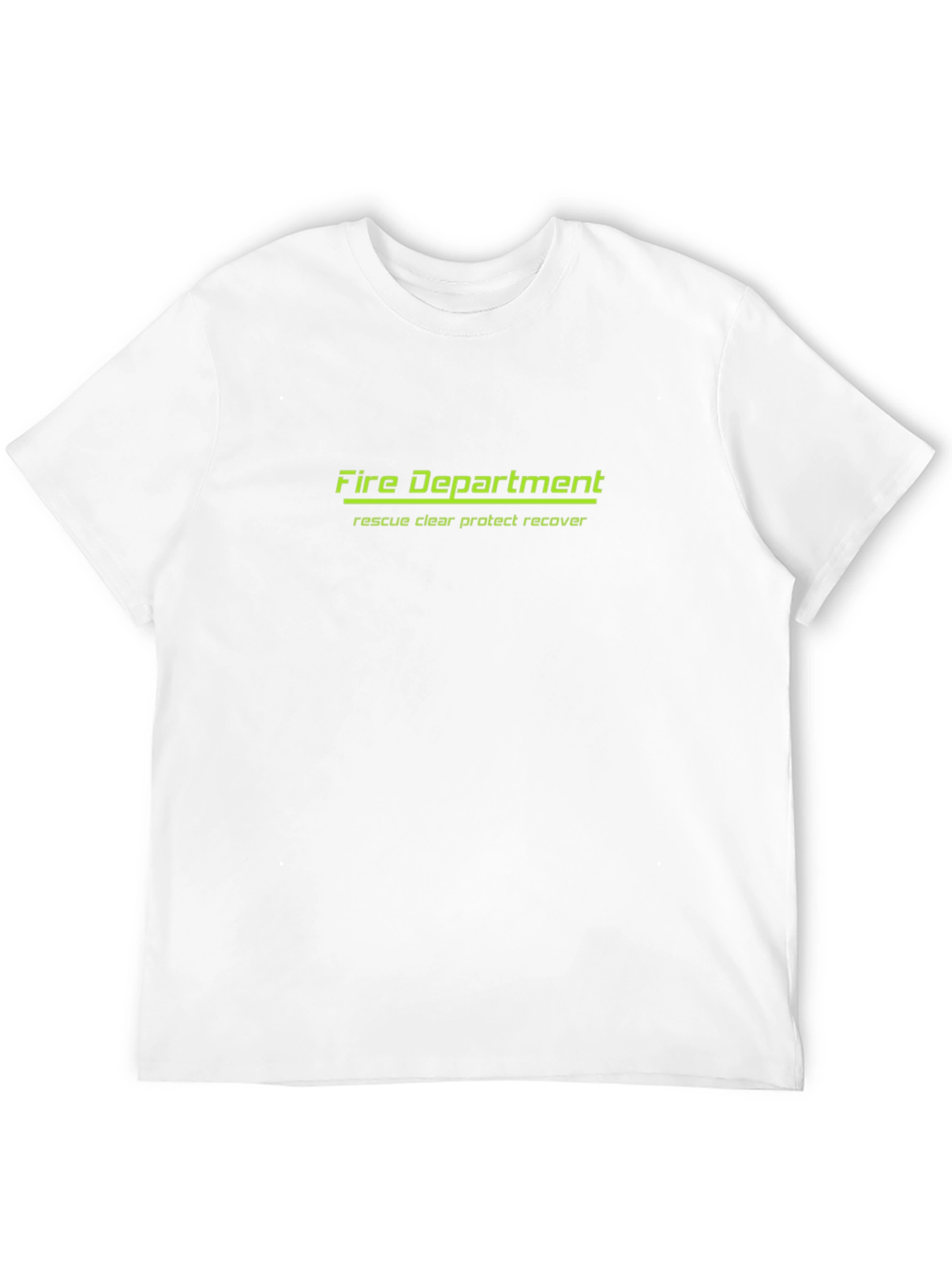 Fire Department T-Shirt - Rescue Clear Protect Recover