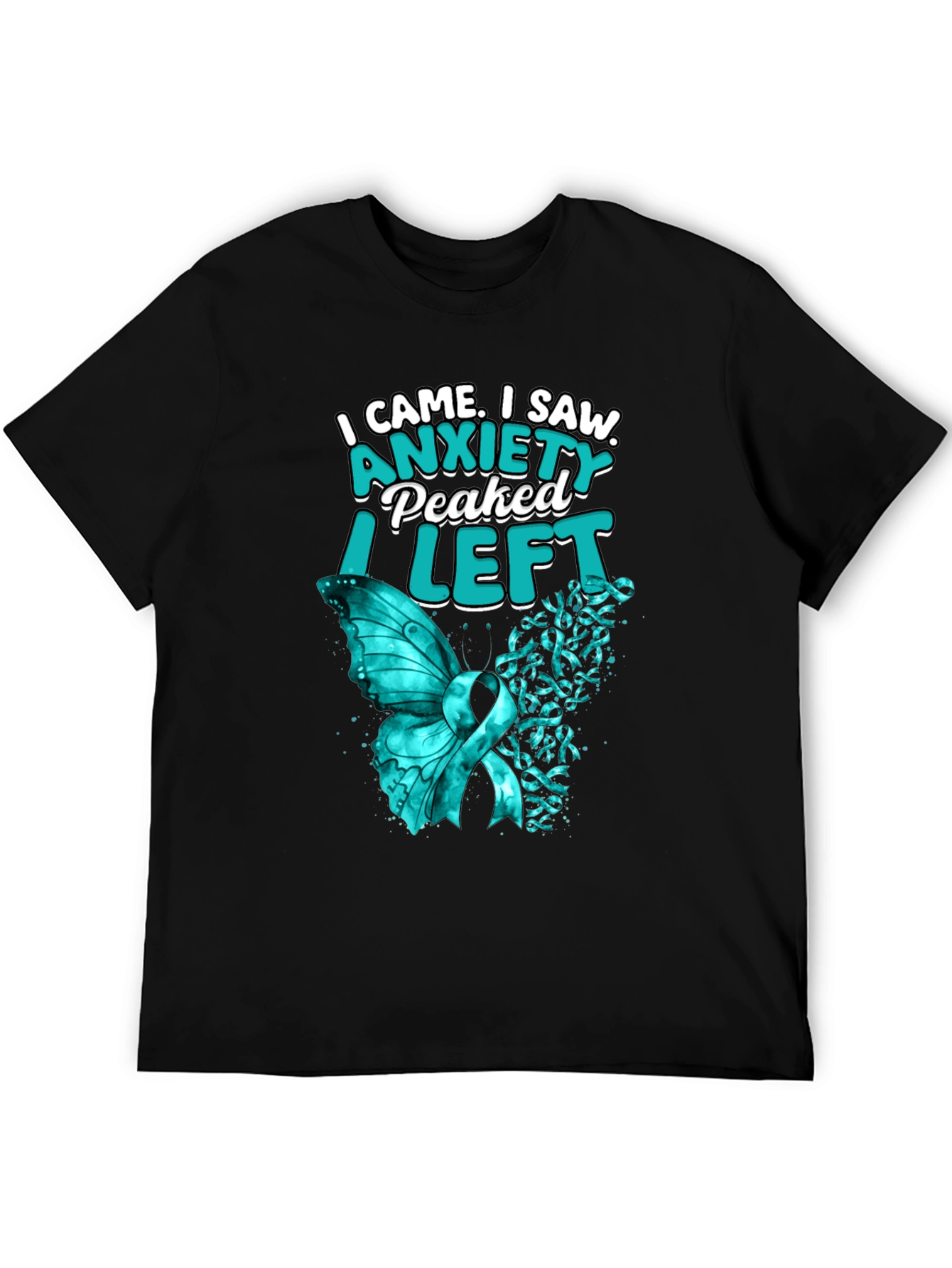 Anxiety Peaked T-Shirt - Trendy Graphic Tee