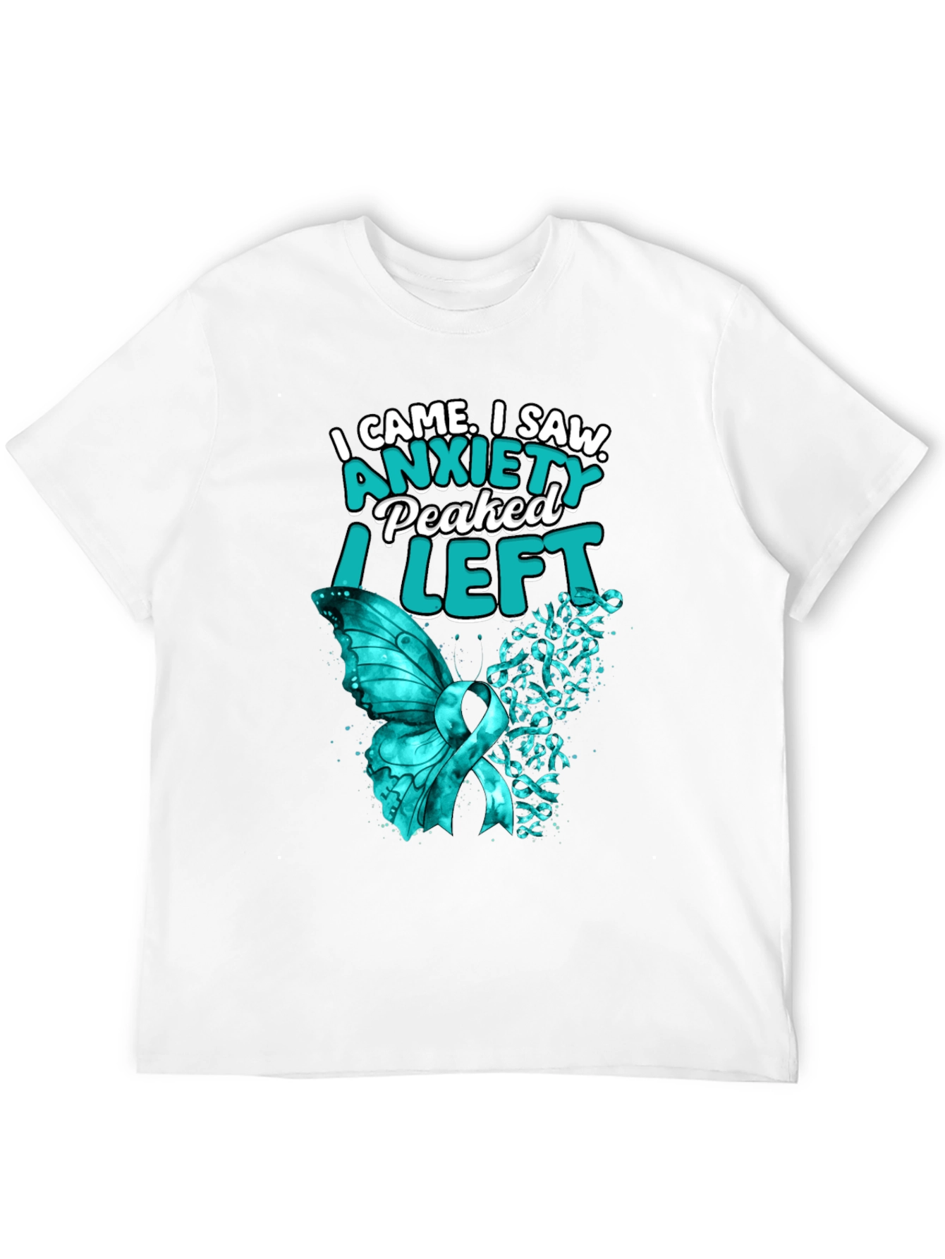 Anxiety Peaked T-Shirt - Trendy Graphic Tee