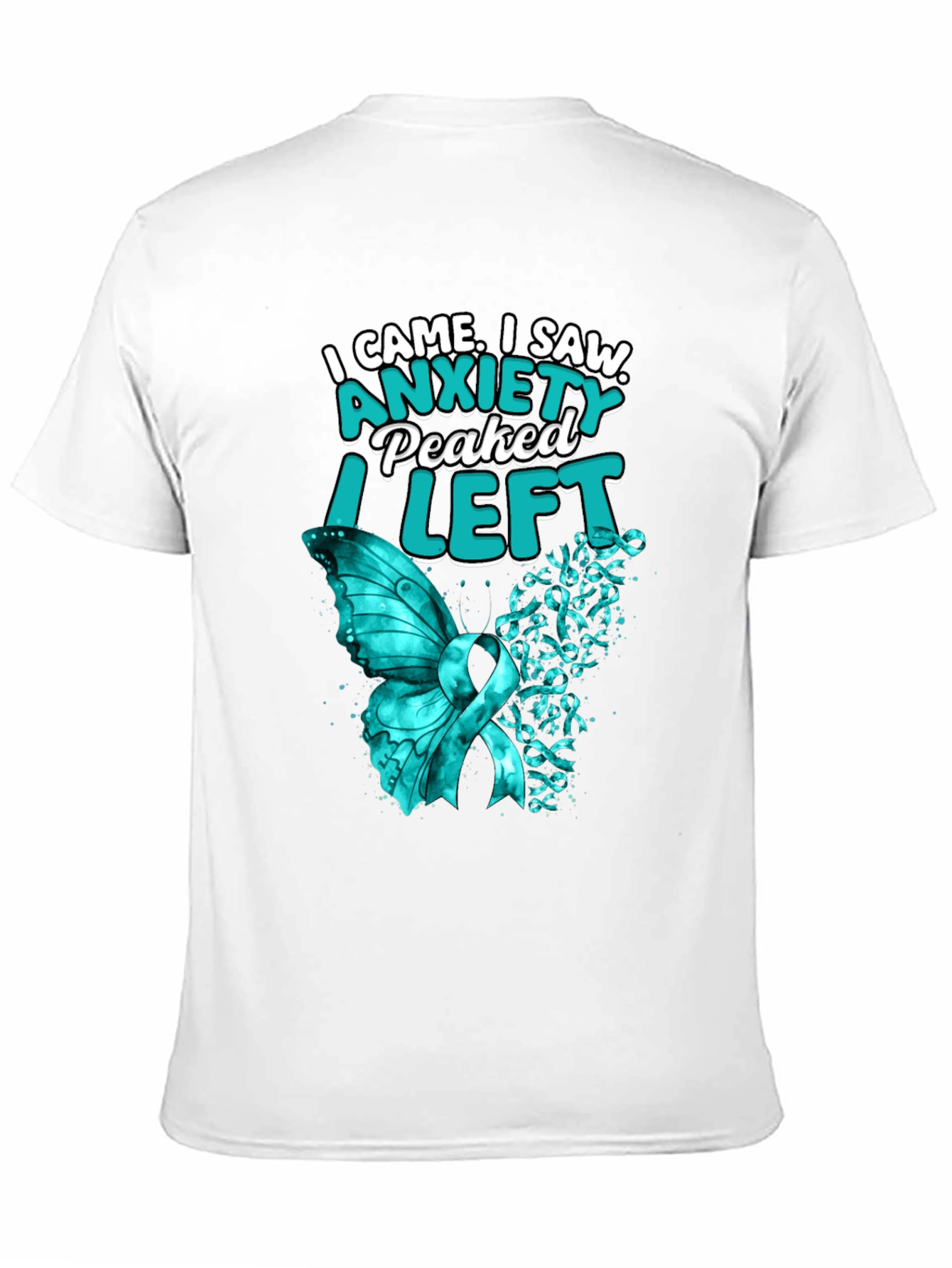 Anxiety Peaked T-Shirt - Trendy Graphic Tee
