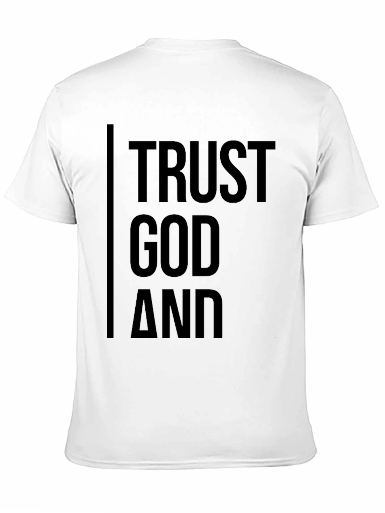 Trust God T-Shirt - Black Religious Tee