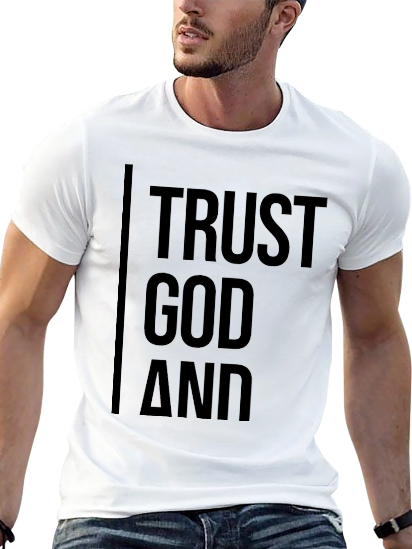 Trust God T-Shirt - Black Religious Tee
