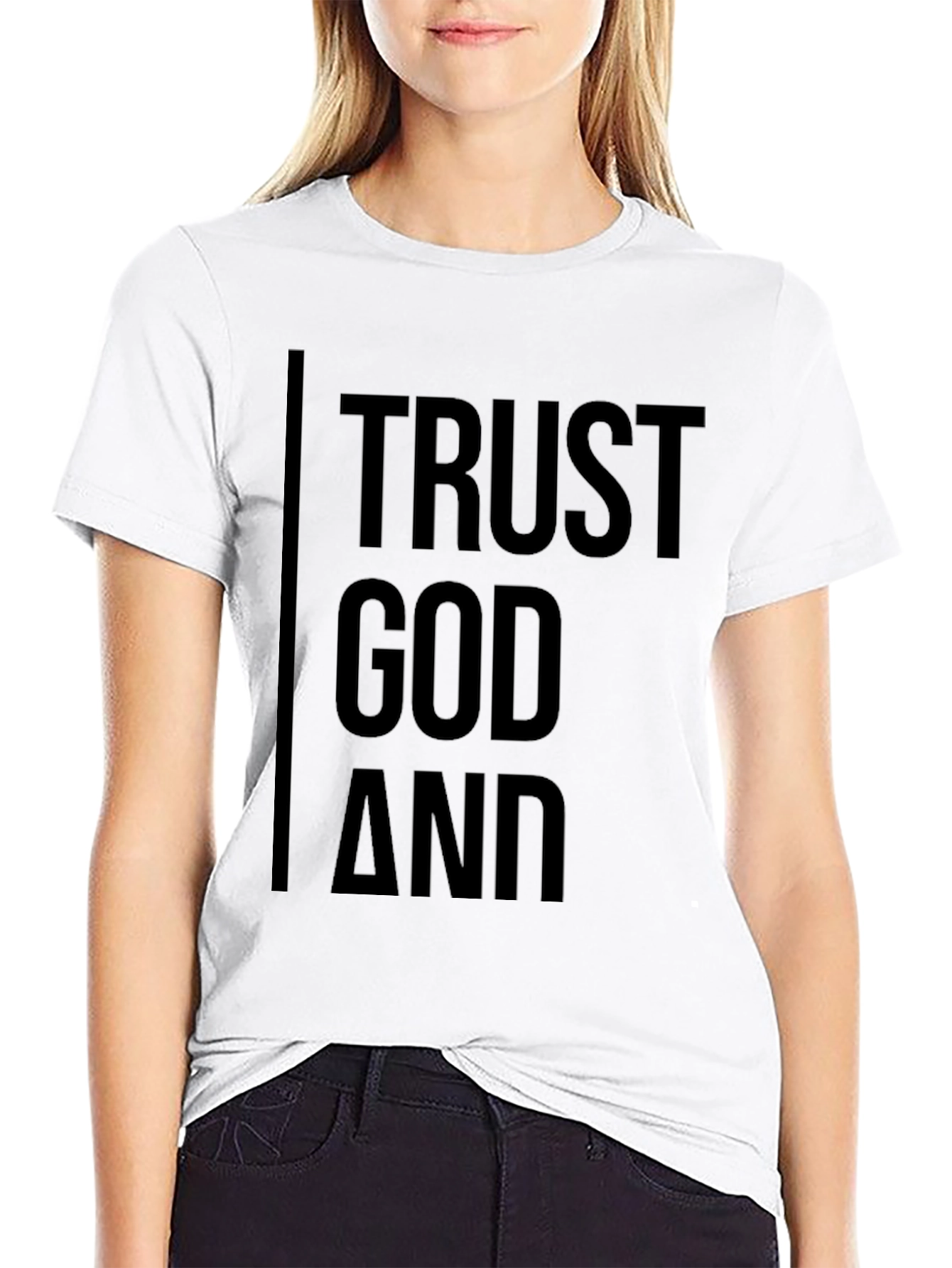 Trust God T-Shirt - Black Religious Tee