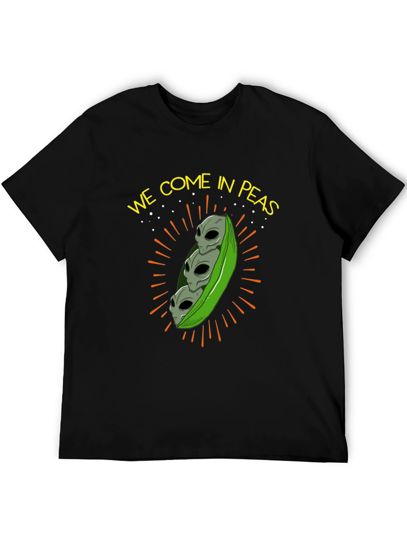 We Come In Peas Alien T-Shirt
