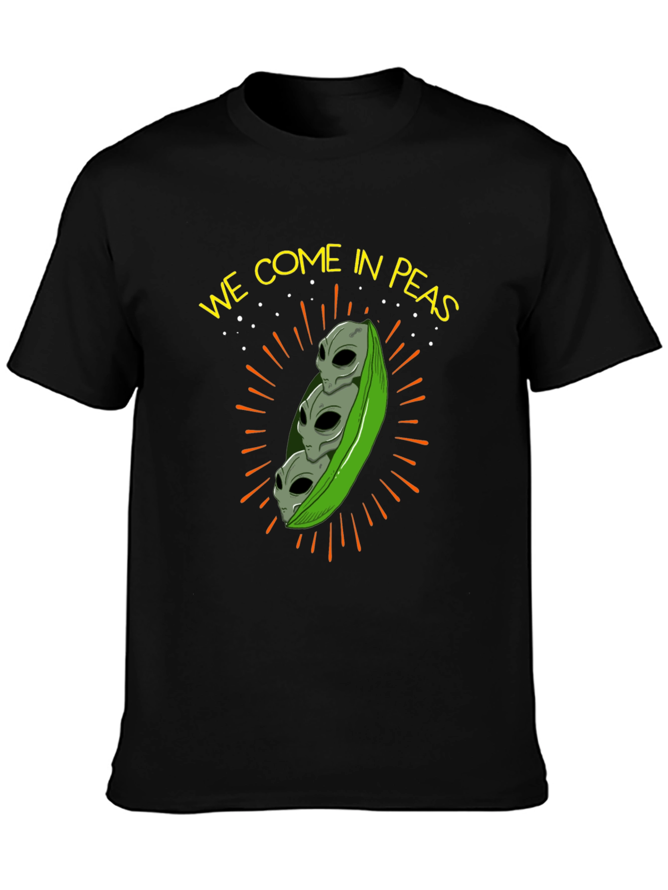 We Come In Peas Alien T-Shirt