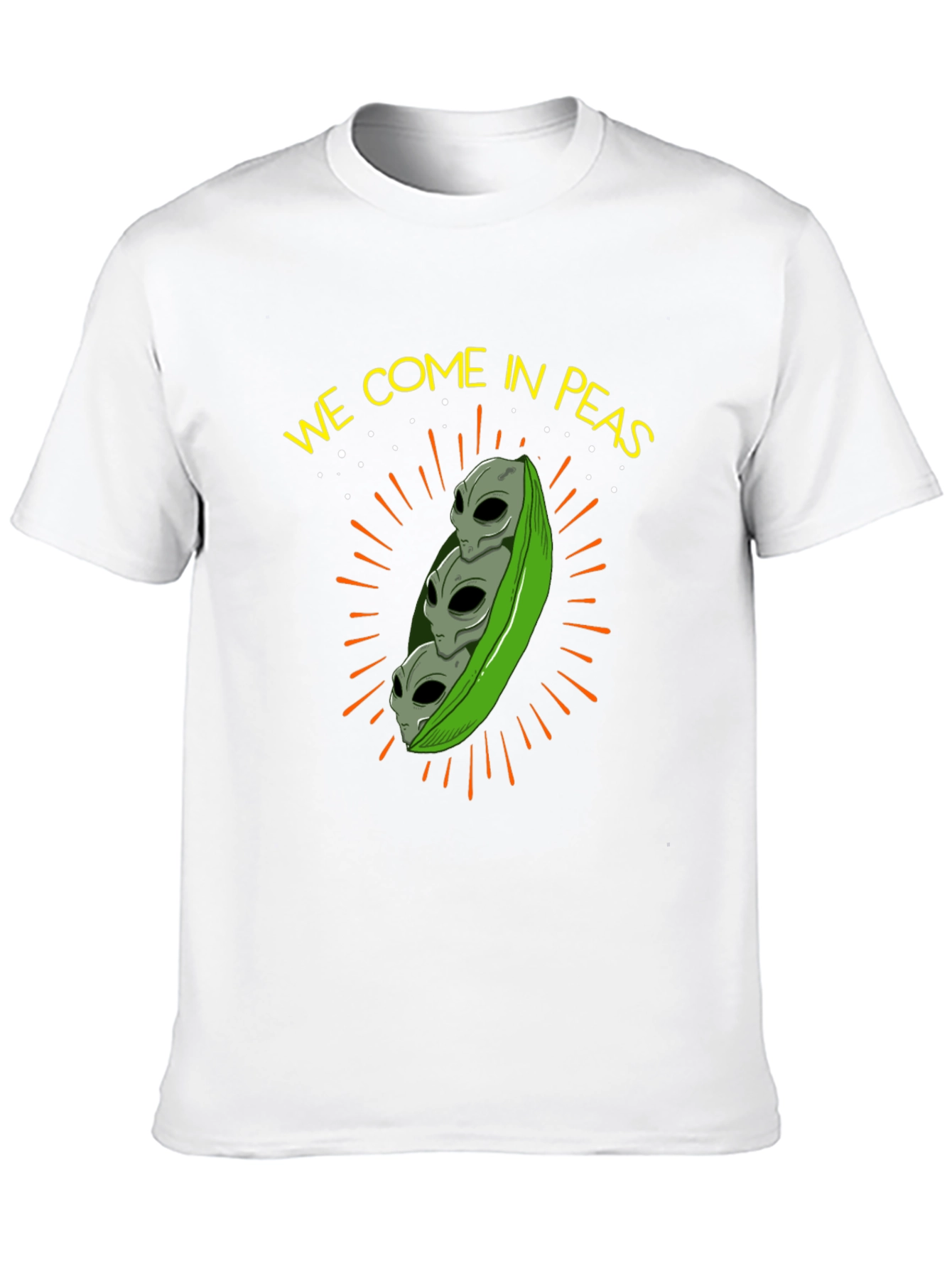 We Come In Peas Alien T-Shirt