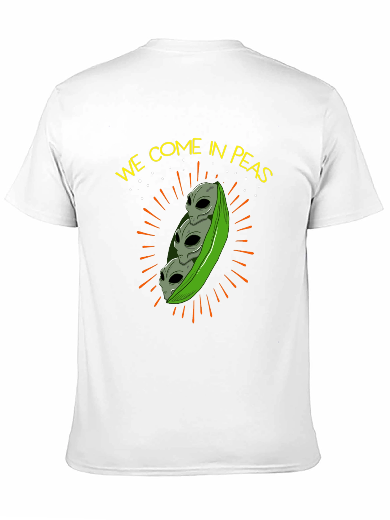 We Come In Peas Alien T-Shirt