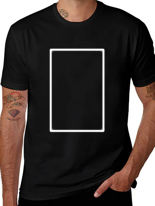 Plain Black Short Sleeve Crewneck T-Shirt