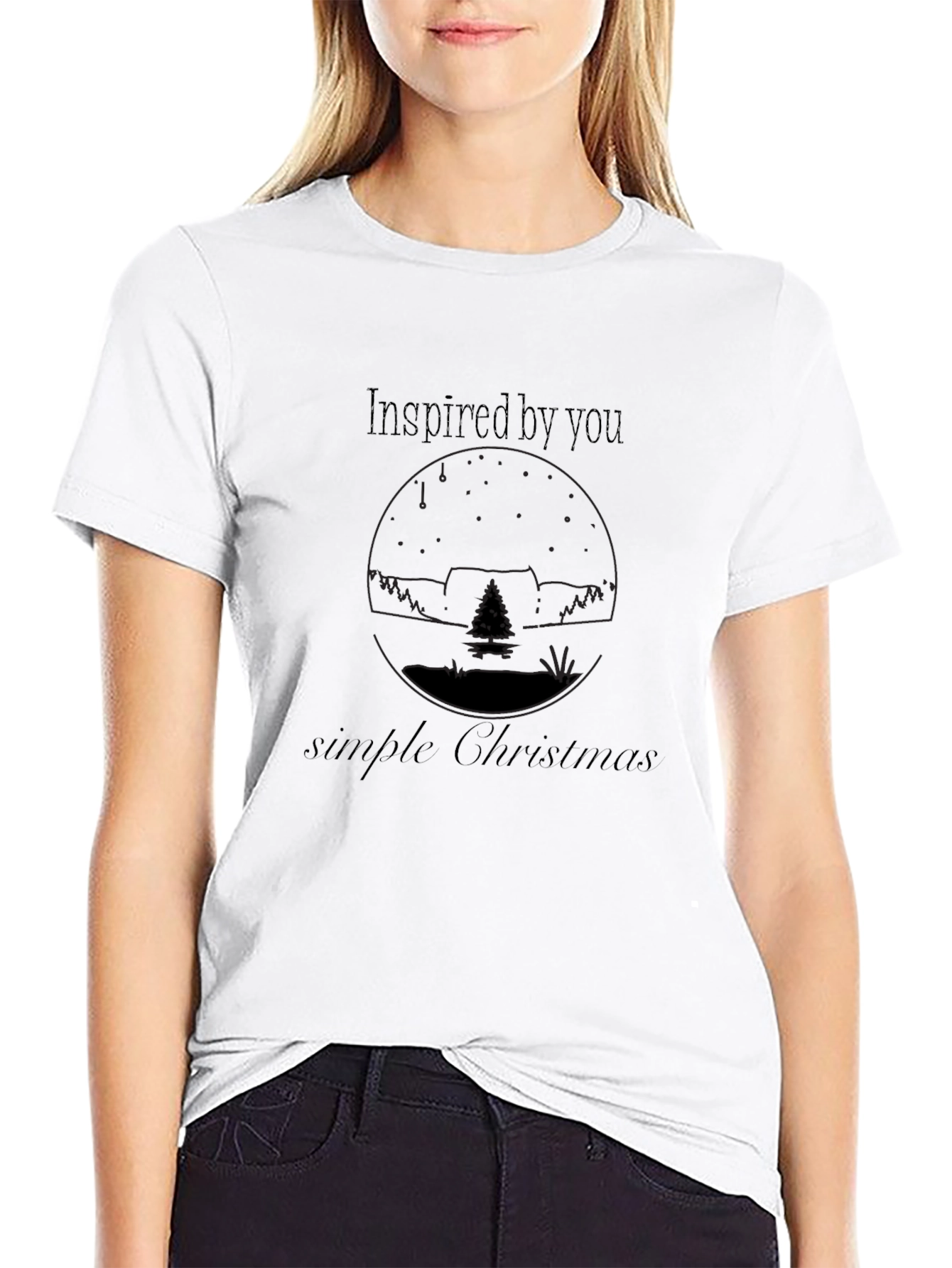 Inspired by You Simple Christmas T-Shirt