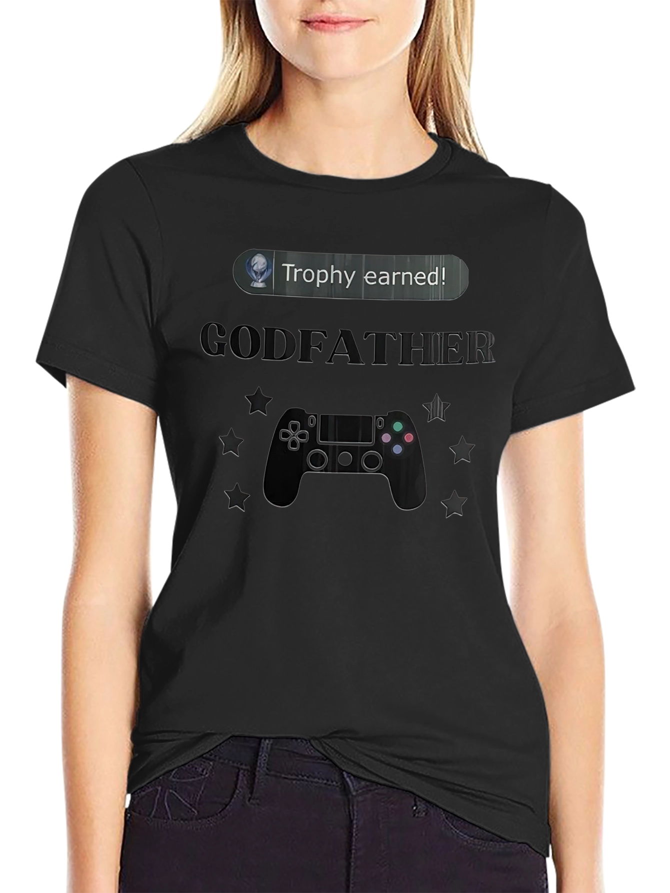 Godfather Trophy Earned Black T-Shirt
