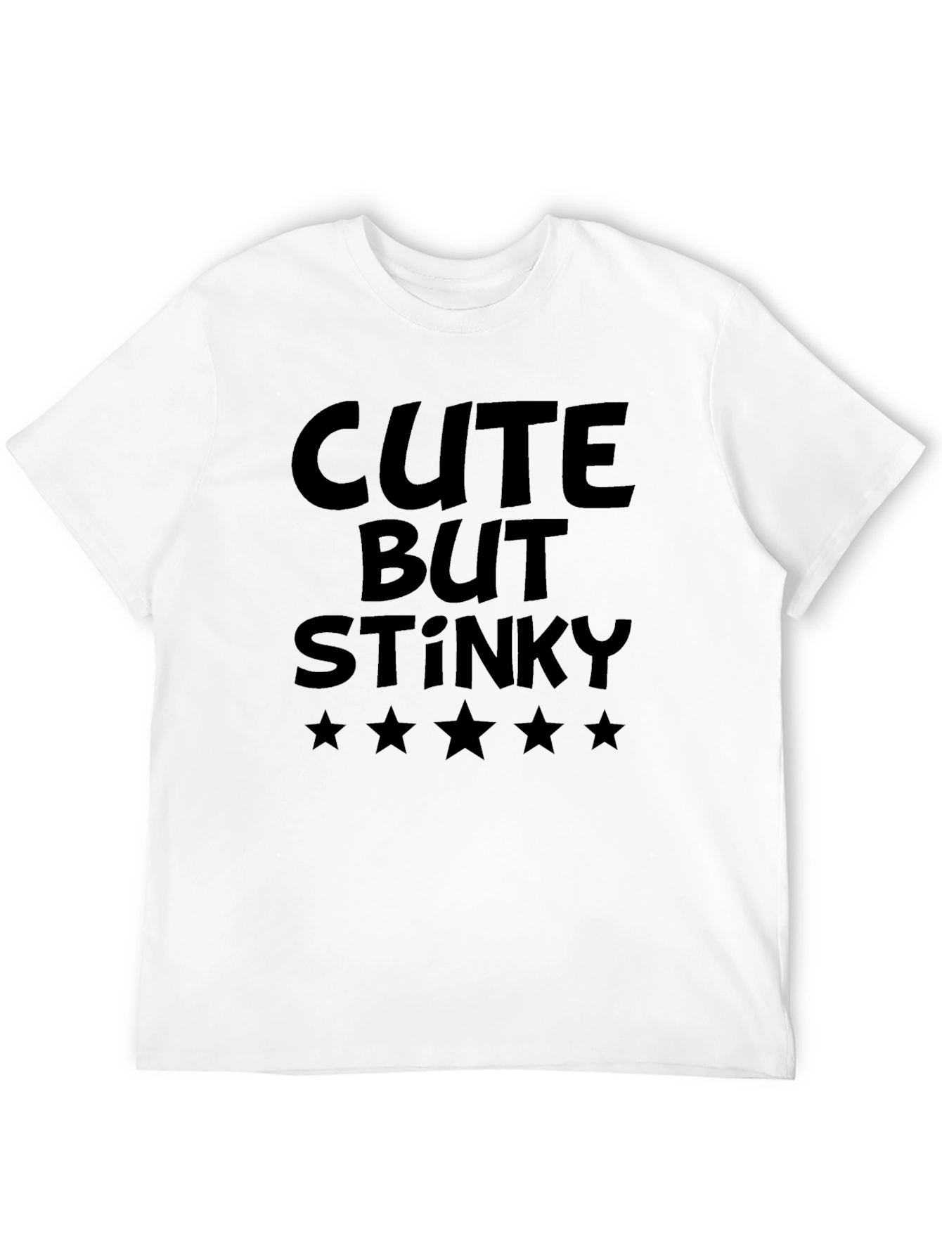 Cute But Stinky Black T-Shirt