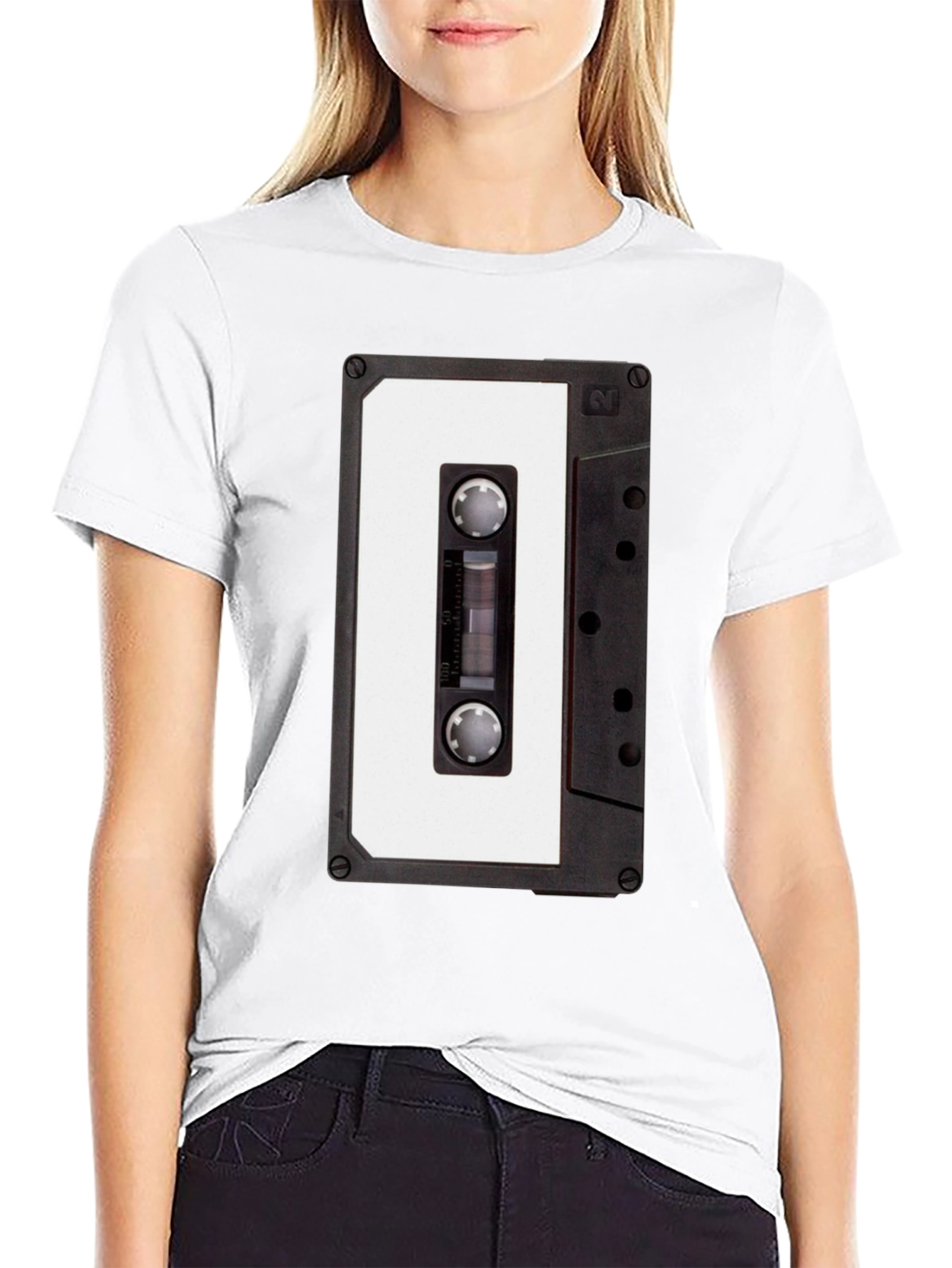 Retro Cassette Tape Graphic T-Shirt