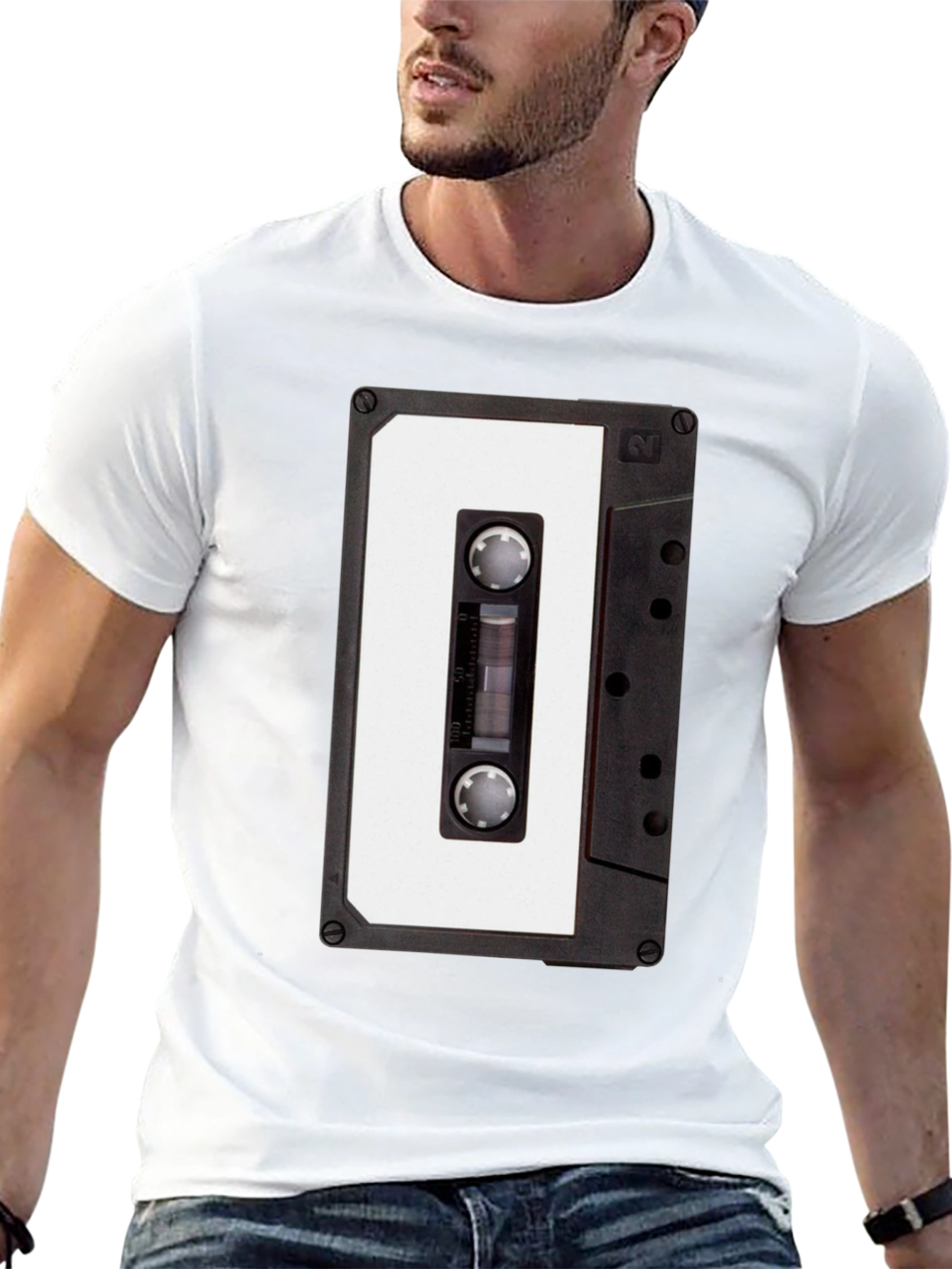 Retro Cassette Tape Graphic T-Shirt