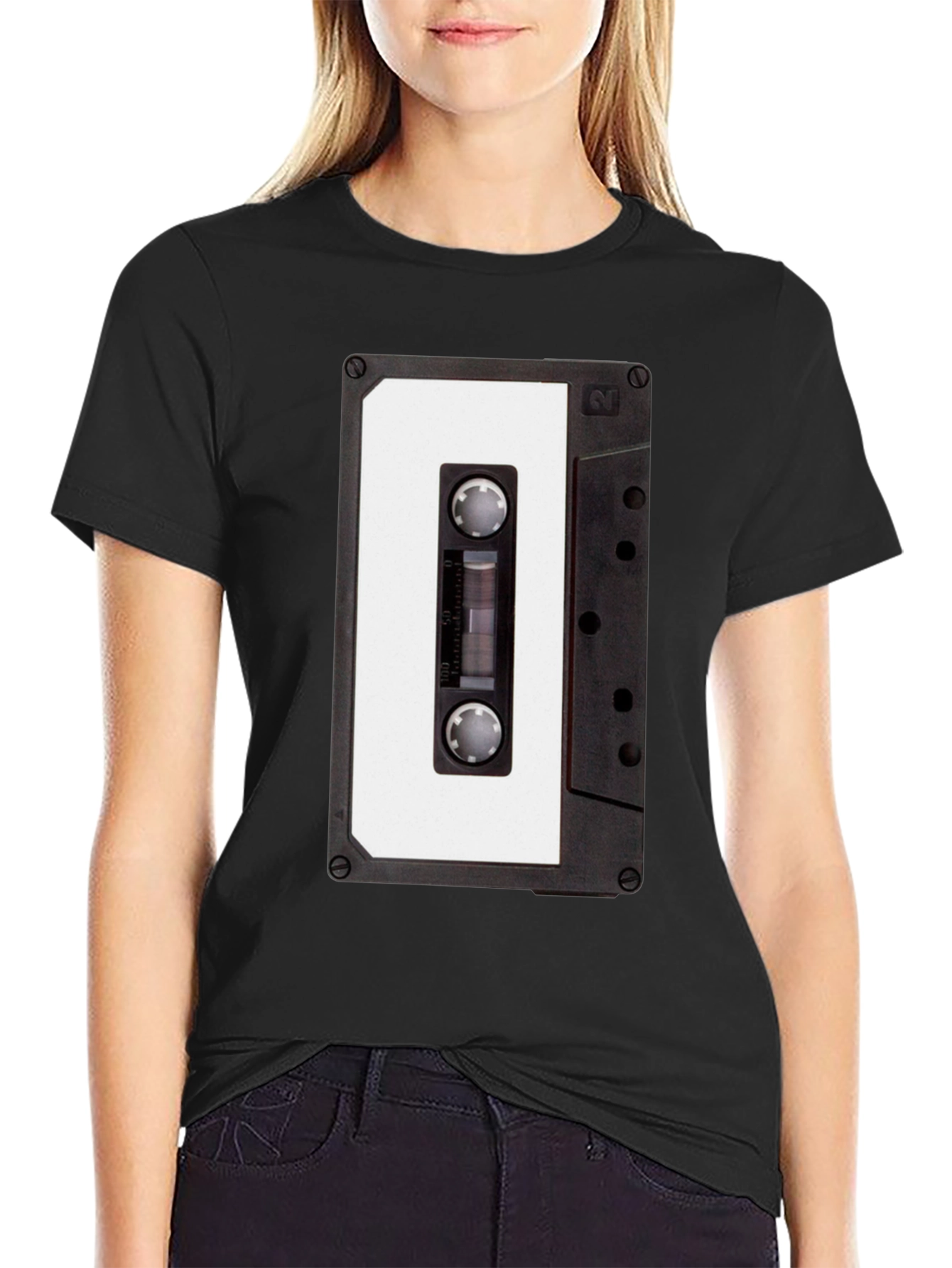 Retro Cassette Tape Graphic T-Shirt