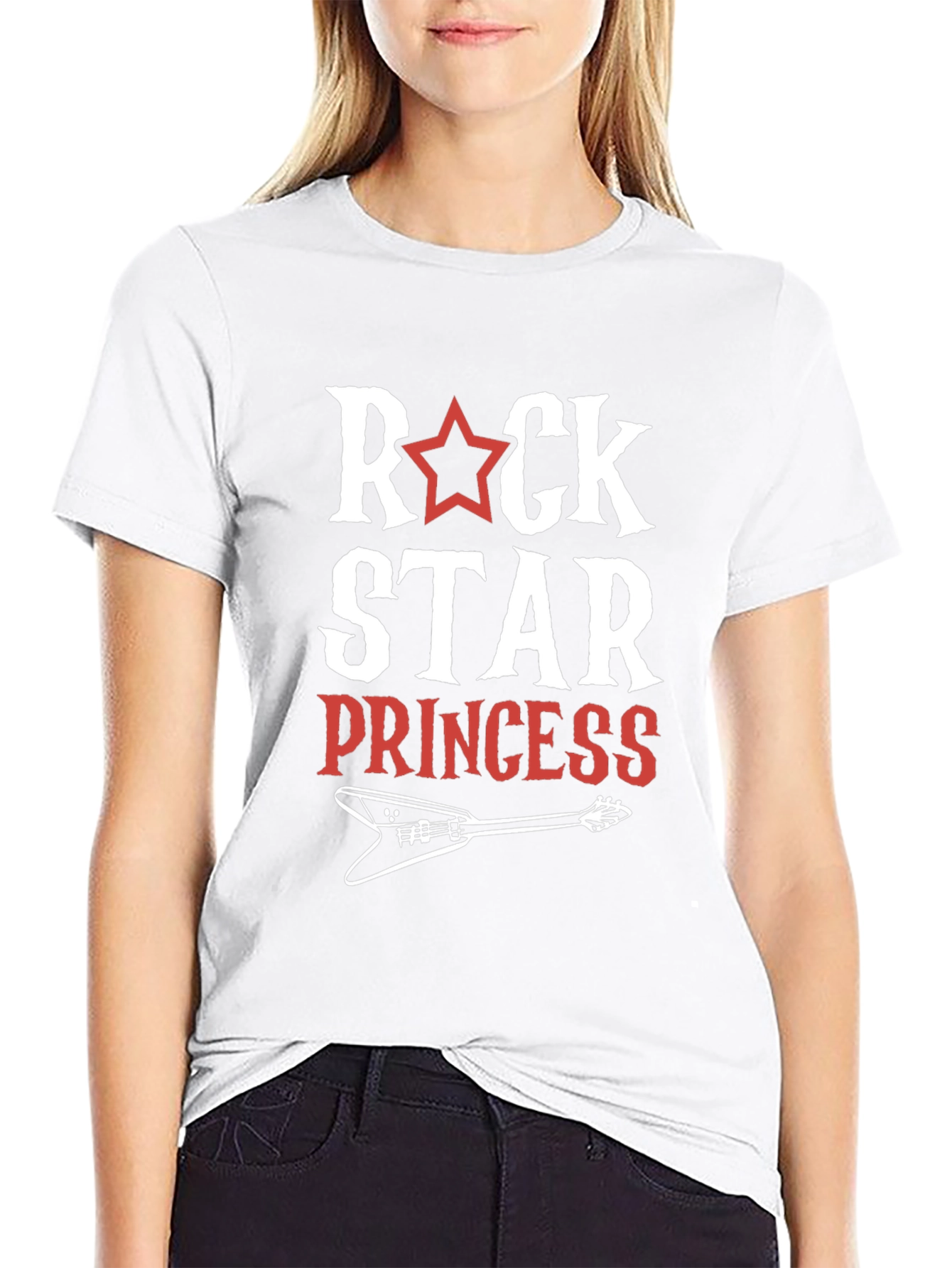 Rock Star Princess Black T-Shirt