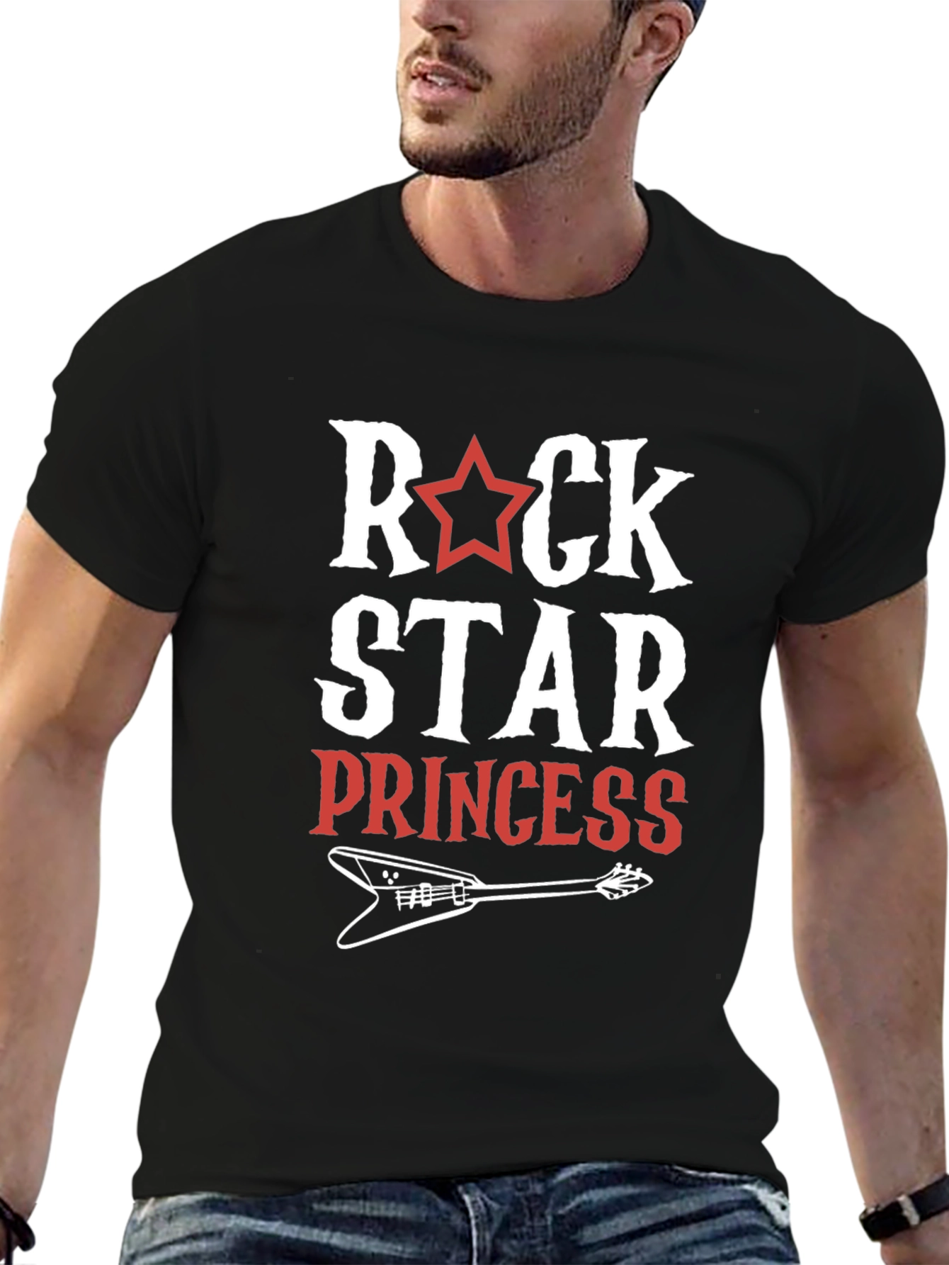Rock Star Princess Black T-Shirt