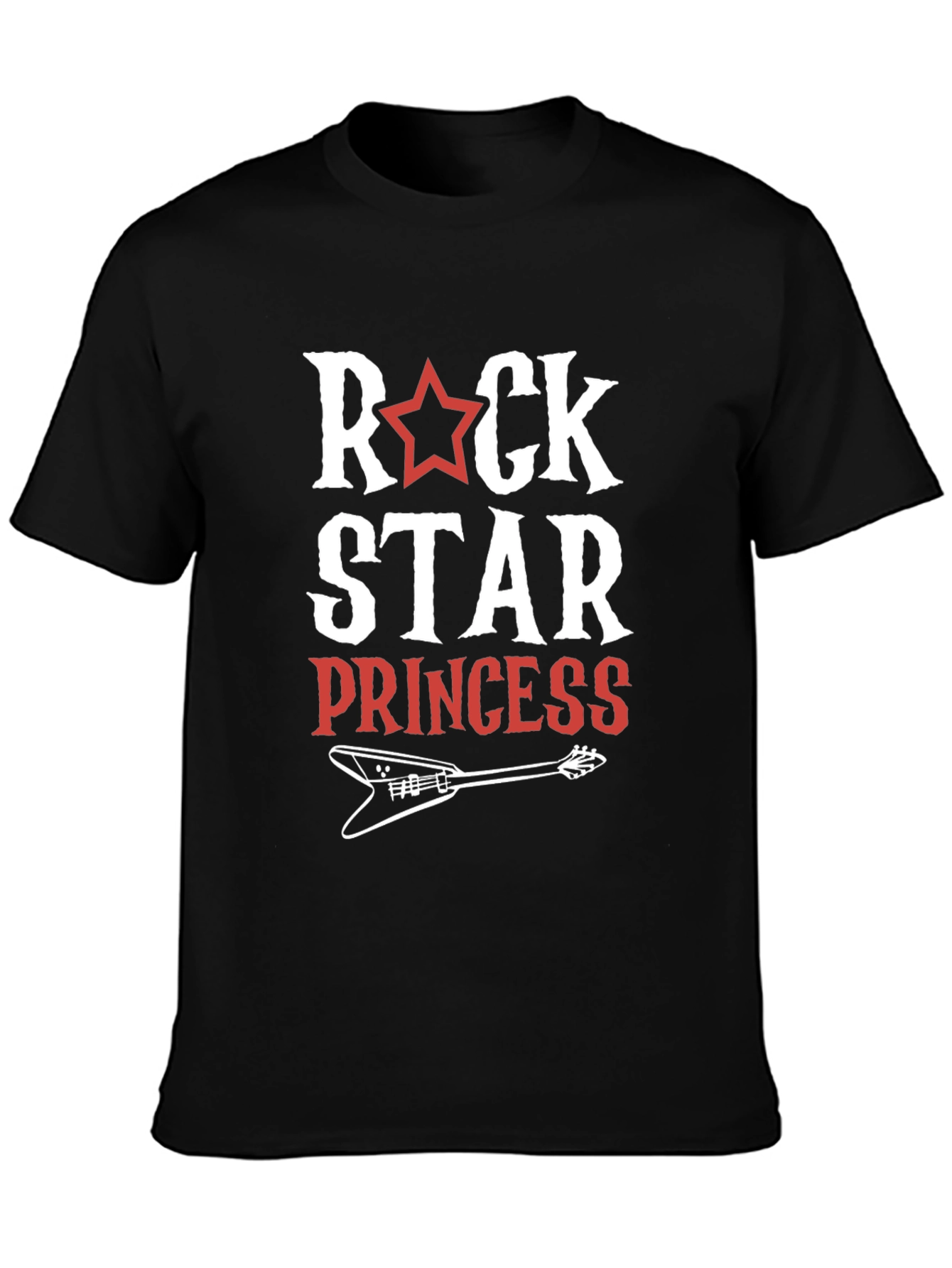 Rock Star Princess Black T-Shirt