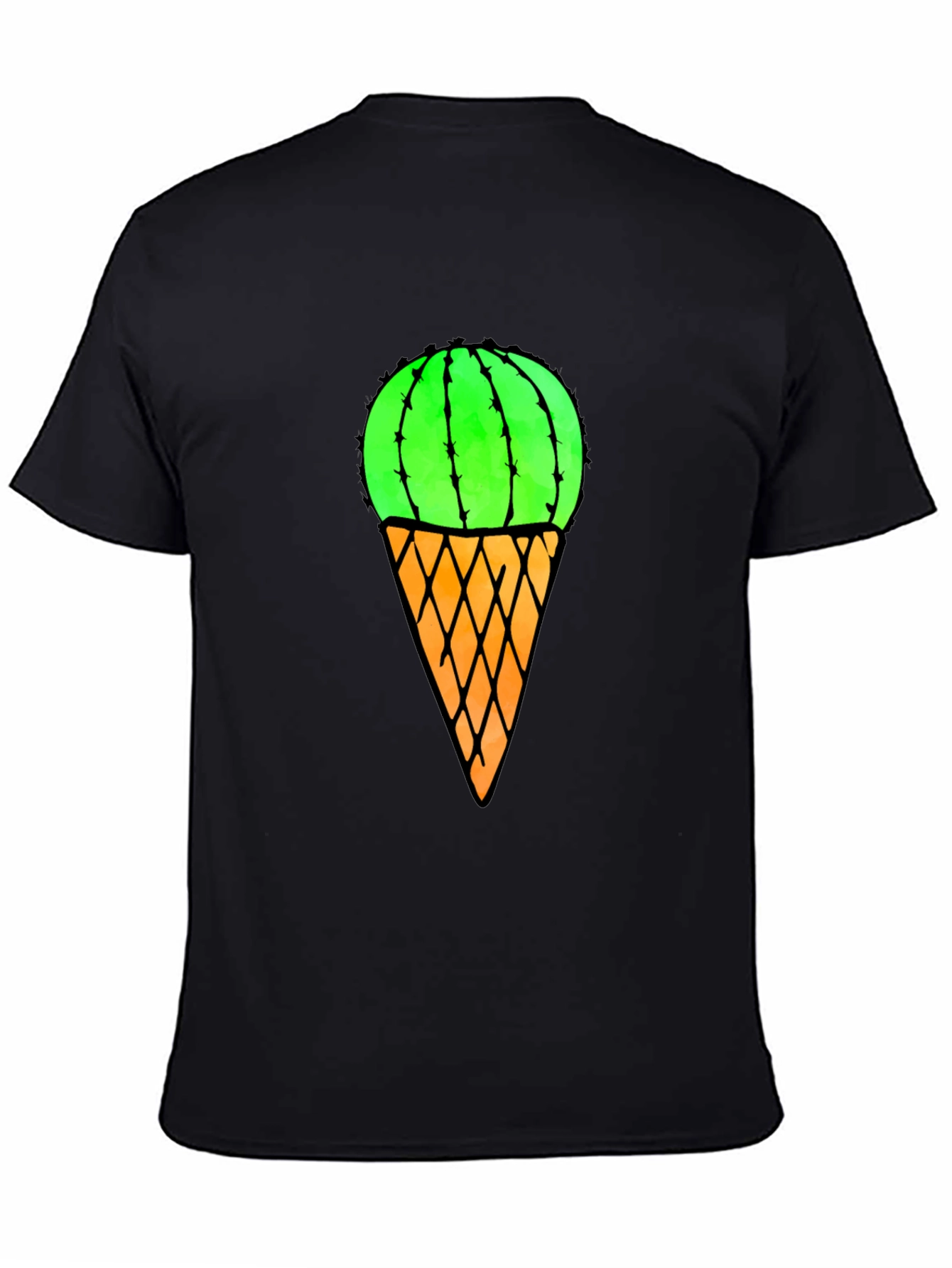 Cactus Ice Cream T-Shirt - Unique Graphic Tee